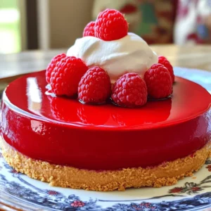 - 1 ½ cups graham cracker crumbs - ½ cup unsalted butter, melted - 2 cups cream cheese, softened - 1 cup sugar - 3 large eggs - 1 cup sour cream These key ingredients form the base of our red velvet cheesecake. The graham cracker crumbs create a nice crust. The unsalted butter binds the crumbs together. Cream cheese gives the cheesecake its rich and creamy texture. Sugar sweetens the filling. Eggs help set the cheesecake. Sour cream adds a nice tanginess. - 1 tablespoon cocoa powder - 1 tablespoon red food coloring - ½ teaspoon baking soda - ½ teaspoon salt Here, we add special ingredients for flavor and color. Cocoa powder gives a hint of chocolate flavor. Red food coloring makes the cheesecake vibrant and eye-catching. Baking soda helps the cheesecake rise. Salt enhances all the flavors. These ingredients make the cheesecake unique and delicious. - Whipped cream - Fresh raspberries or strawberries For a finishing touch, consider optional toppings. Whipped cream adds a light, fluffy layer on top. Fresh raspberries or strawberries give a pop of color and freshness. They also provide a nice tart contrast to the sweet cheesecake. You can get creative with these toppings. For the full recipe, check out the [Full Recipe]. - Preheat the oven to 325°F (163°C). - In a bowl, combine 1 ½ cups of graham cracker crumbs, ½ cup of melted unsalted butter, and 1 tablespoon of sugar. Mix these ingredients well until the crumbs are moistened. Then, press this mixture firmly into the bottom of a 9-inch springform pan. This forms a solid base for your cheesecake. Bake the crust for 10 minutes. Once done, take it out and let it cool while you make the filling. - In a large bowl, beat 2 cups of softened cream cheese until it’s smooth. - Gradually add 1 cup of sugar and 1 teaspoon of vanilla extract. Mix until well combined. Add 3 large eggs one at a time, mixing well after each. Then, stir in 1 cup of sour cream. Next, add 1 ½ cups of all-purpose flour, 1 tablespoon of cocoa powder, 1 tablespoon of red food coloring, ½ teaspoon of baking soda, and ½ teaspoon of salt. Mix everything until the batter is smooth and creamy. - Pour the cheesecake batter into the cooled crust. - Tap the pan gently on the counter to remove any air bubbles. Place the pan in the preheated oven and bake for about 55-60 minutes. You know it's done when the edges are set and the center jiggles slightly. Once baked, turn off the oven and crack the door. Let the cheesecake cool inside for 1 hour. After that, move it to the fridge to chill for at least 4 hours or overnight for the best taste. To learn more about how to make this dessert, check the Full Recipe for all the details. To get the best texture for your red velvet cheesecake, start with room temperature ingredients. This means letting your cream cheese and eggs sit out for about 30 minutes before you mix them. Room temperature ingredients blend better and create a smooth batter. Next, avoid overmixing. Mix just until the ingredients combine. Overmixing adds too much air and can make your cheesecake crack. Gentle mixing helps keep it creamy and dense. Monitoring your oven temperature is key. An oven thermometer can help ensure the heat is just right. Too hot, and the cheesecake can bake too fast. Too cool, and it might not set properly. After baking, let the cheesecake cool gradually. Turn off the oven, crack the door, and let it sit for an hour. This helps prevent sudden changes in temperature that can cause cracks. Then, chill it in the refrigerator for at least four hours or overnight for the best flavor. When it’s time to serve, slice your cheesecake with a hot knife. Dip the knife in hot water, wipe it, then cut. This helps make clean slices and shows off the beautiful layers. For pairing, consider fresh fruits like berries. Their tartness balances the rich cheesecake. A drizzle of chocolate or caramel sauce can add extra sweetness. Another fun option is a scoop of vanilla ice cream on the side. Want more tips? Check the Full Recipe for more ideas. {{image_2}} You can make red velvet cheesecake even more fun by adding different flavors. One popular choice is chocolate swirl red velvet cheesecake. To make this, simply add melted chocolate to half of the cheesecake batter. Swirl it gently into the plain batter before baking. This gives you rich chocolate flavor and a beautiful look. Another fun option is Neapolitan-style variations. You can divide the batter into three parts: red velvet, chocolate, and vanilla. Layer them in the pan to create a lovely three-color cheesecake. This mix of flavors makes for a delightful treat. If you need gluten-free options, you can easily make a gluten-free crust. Use gluten-free graham crackers instead of regular ones. You can also use almond flour mixed with melted butter for a tasty crust. For a vegan red velvet cheesecake, replace cream cheese with vegan cream cheese. Use flax eggs or a commercial egg replacer instead of real eggs. You can also swap sour cream with a non-dairy yogurt. These ideas will help you enjoy cheesecake while sticking to your diet. You can make red velvet cheesecake fit any holiday. For example, during Christmas, add peppermint extract to the batter. Top it with crushed candy canes for a festive touch. In summer, fresh berries are a great topping. Use strawberries, blueberries, or raspberries to add color and flavor. This makes your cheesecake even more appealing and refreshing. For the full recipe, check out the complete instructions to create these variations. Refrigerate any leftover red velvet cheesecake. Place it in an airtight container. You can also cover it with plastic wrap. This keeps it fresh and prevents it from drying out. You can freeze red velvet cheesecake for up to three months. First, let it cool completely. Wrap it tightly in plastic wrap, then in aluminum foil. This method protects it from freezer burn. To thaw, place it in the fridge overnight. This keeps the texture smooth and creamy. Leftover cheesecake lasts about five days in the fridge. After that, it may lose taste and texture. Always check for signs of spoilage before eating. If it looks or smells off, it’s best to throw it away. Enjoy your dessert while it’s fresh! For the full recipe, check out the Red Velvet Cheesecake . Red velvet cake is a soft, moist cake with a hint of cocoa. It has a rich, buttery flavor and often includes cream cheese frosting. Cheesecake, on the other hand, is a creamy dessert made from cheese, sugar, and eggs. Red velvet cheesecake combines both, giving you a cake-like texture with creamy cheese filling. Yes, you can use other pans for your cheesecake. If you do not have a springform pan, use a regular cake pan. Just remember to line it with parchment paper. A cast-iron skillet also works well for a unique look. Just make sure the pan can handle the heat. Cracking happens for a few reasons. If the oven is too hot, the cheesecake cooks too fast. This causes cracks. Overmixing the batter can also lead to air bubbles that expand and crack the top. To prevent this, bake at a lower temperature and mix just until smooth. Cheesecake should not stay out for long. It is best to keep it in the fridge when not serving. If you leave it out, don’t let it sit for more than two hours. After that, it can spoil and become unsafe to eat. For best results, enjoy your cheesecake chilled. You can find the full recipe for making red velvet cheesecake in the previous sections. You now have a complete guide to making red velvet cheesecake. We covered key ingredients, step-by-step instructions, and tips for the best results. Remember to monitor your baking for perfect texture and presentation. You can also explore variations, dietary changes, and storage tips to enjoy later. Red velvet cheesecake is fun to make and share. Try different flavors or toppings for a twist. Enjoy making this sweet treat that impresses every time. Now it’s your turn to bake!
