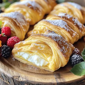 - 1 sheet of puff pastry, thawed - 8 oz cream cheese, softened - 1/2 cup sugar - 1/4 cup sour cream - 1 teaspoon vanilla extract - 1 teaspoon lemon zest - 1 egg (for egg wash) - Pinch of salt - 1/4 cup powdered sugar (for drizzling) - 1 tablespoon milk (for icing) To make the best breakfast cheese Danish, you need very simple ingredients. The puff pastry is key. It gives the Danish its flaky texture. You can find this in any grocery store. Just make sure it is thawed before you start. Next, the cream cheese adds a rich, creamy filling. Mixing it with sugar, sour cream, vanilla extract, lemon zest, and a pinch of salt makes the filling shine. These flavors blend well and make each bite special. For that lovely golden color, you will need an egg for the egg wash. This step is small, but it really makes a difference in how the Danish looks. Finally, the icing adds a sweet finish. It combines powdered sugar and milk. Drizzling this on top makes your Danish look fancy and taste even better. Gather these items, and you're ready to create a delicious breakfast treat! For the full recipe, check out the details above. - Prepping the Oven and Baking Sheet Start by preheating your oven to 375°F (190°C). This ensures even baking. Line a baking sheet with parchment paper. This will help prevent sticking. - Rolling Out the Puff Pastry On a lightly floured surface, roll out the puff pastry sheet. This makes it smooth and easy to work with. Aim for a rectangular shape. Cut the pastry into 4 equal squares. Each square will hold the creamy filling. - Making the Cream Cheese Filling In a mixing bowl, combine 8 ounces of softened cream cheese, 1/2 cup of sugar, and 1/4 cup of sour cream. Add 1 teaspoon of vanilla extract, 1 teaspoon of lemon zest, and a pinch of salt. Mix until it turns smooth and creamy. This filling is the star of your Danish. - Filling and Folding the Pastry Spoon a generous amount of filling onto the center of each pastry square. Leave some space around the edges. Fold the corners of the pastry squares towards the center. Pinch them together tightly. This creates a pocket that holds all the delicious filling inside. - Egg Wash Application In a separate bowl, beat 1 egg. Brush this egg wash over the top of each Danish. This gives them a nice golden color when baked. - Ideal Baking Time & Temperature Place the Danishes in the preheated oven. Bake for 20-25 minutes. Look for them to be puffed and golden brown. That’s when you know they are ready! - Preparing the Icing While the Danishes bake, mix 1/4 cup of powdered sugar with 1 tablespoon of milk in a small bowl. Stir until it’s smooth. This icing will add a sweet touch. - Final Touch for Presentation Once the Danishes cool slightly, drizzle the icing over the top. This final touch makes them look and taste great. Serve them warm for the best experience. Enjoy your delicious breakfast cheese Danish! Handling puff pastry can be tricky. Here are some tips: - Keep It Cold: Always work with cold dough. Heat can make it sticky. - Flour Lightly: Use just enough flour when rolling to avoid sticking. - Don’t Overwork: Roll gently and stop as soon as it’s smooth. To ensure flakiness, follow these steps: - Fold and Roll: Fold the dough over itself several times. This creates layers. - Resting Time: Let the dough chill after rolling. This helps the layers form. - Bake Hot: A hot oven makes the layers puff quickly. You can customize your filling in many ways. Here are some ideas: - Add Flavor: Mix in lemon or orange zest for a bright taste. - Spice It Up: Try a pinch of cinnamon or nutmeg for warmth. For sweeteners, consider these options: - Natural Sweeteners: Use honey or maple syrup instead of sugar. - Low-Cal Choices: Try stevia or erythritol for a lighter option. How you serve your cheese Danish matters. Here are some suggestions: - Serve Warm: They taste best fresh from the oven. - Use a Platter: Arrange on a nice dish for a lovely display. For garnishing, consider: - Powdered Sugar: Dust a little on top for a sweet look. - Fresh Berries: Add berries for color and freshness. These tips will help you make beautiful and tasty cheese Danishes. If you want to try this recipe, check out the Full Recipe. {{image_2}} You can change the flavor of your cheese Danish easily. Try adding fruit fillings like berries or apples. These fruits bring a fresh taste that pairs well with the cream cheese. You can also mix in nuts or chocolate. Chopped pecans or dark chocolate chips add a rich, tasty twist. If you need a gluten-free option, look for gluten-free puff pastry. Many brands offer this, and it works well in the recipe. For vegans, you can replace cream cheese with a plant-based version. Use almond milk or coconut cream for the filling. This way, everyone can enjoy a delicious breakfast cheese Danish! You can also create seasonal flavors. For holidays, add spices like cinnamon or nutmeg. These spices bring warmth and comfort. In summer, mix in fresh fruits like peaches or strawberries. This keeps your breakfast light and bright. Whatever the season, you can always find a way to make your Danish special. For the full recipe, check the details above! - Refrigeration Methods: Place leftover cheese Danishes in an airtight container. Keep them in the fridge for up to three days. This helps keep them fresh and tasty. - Best Practices for Freezing: Wrap each Danish in plastic wrap, then place them in a freezer bag. They can last for up to three months. Thaw them in the fridge when you're ready to enjoy. - Oven vs Microwave Solutions: For best results, reheat in the oven at 350°F (175°C) for 10 minutes. This makes them nice and crispy. If you're short on time, use the microwave for about 30 seconds. But this may make them a bit soft. - Maintaining Texture: Always cover them with a damp paper towel in the microwave. This helps keep them moist without becoming too chewy. - How Long Do They Last?: Fresh cheese Danishes last in the fridge for about three days. If frozen, they can last for three months. - Signs of Spoilage: Check for mold or an off smell. If they feel dry or hard, it’s best to toss them. Always trust your senses when it comes to food safety. The best way to make cheese danish is to use fresh ingredients. Start with quality puff pastry. Roll it out to a nice size. For the filling, mix cream cheese, sugar, sour cream, vanilla, lemon zest, and salt. This mix should be smooth. Spoon it onto the pastry, fold, and seal. Bake until golden brown. You will love the fresh taste! Yes, you can use store-bought puff pastry! It saves time and effort. Look for a brand that is high quality. Thaw it as instructed. Roll it out gently, then fill it as usual. Store-bought pastry makes this recipe easy. It still tastes great! Your cheese danishes are done when they are golden brown. They should puff up nicely. The edges will look crisp, and the filling will be warm. If you see a nice color, they are ready. It usually takes about 20 to 25 minutes to bake. Cheese danish pairs well with many breakfast items. Consider serving it with fresh fruit, like berries or slices of banana. You can also add yogurt or a side of coffee. Some people enjoy it with a sprinkle of powdered sugar on top. This makes a lovely breakfast spread! You can find high-quality cheese danishes at bakeries or cafes. Look for local shops with good reviews. Many grocery stores also sell them in the bakery section. If you're up for it, try making them at home. It’s fun and rewarding! For a full recipe, check out the Delicious Breakfast Cheese Danish section. In this post, we covered how to make a delicious cheese danish. You learned about the key ingredients like puff pastry and cream cheese filling. I shared easy steps for preparation and baking, plus tips for perfect texture. You can explore fun variations, dietary options, and smart storage methods. Now you can enjoy your tasty treats, whether at breakfast or brunch. Get creative with flavors and impress your friends and family. Making cheese danish is simple and rewarding!
