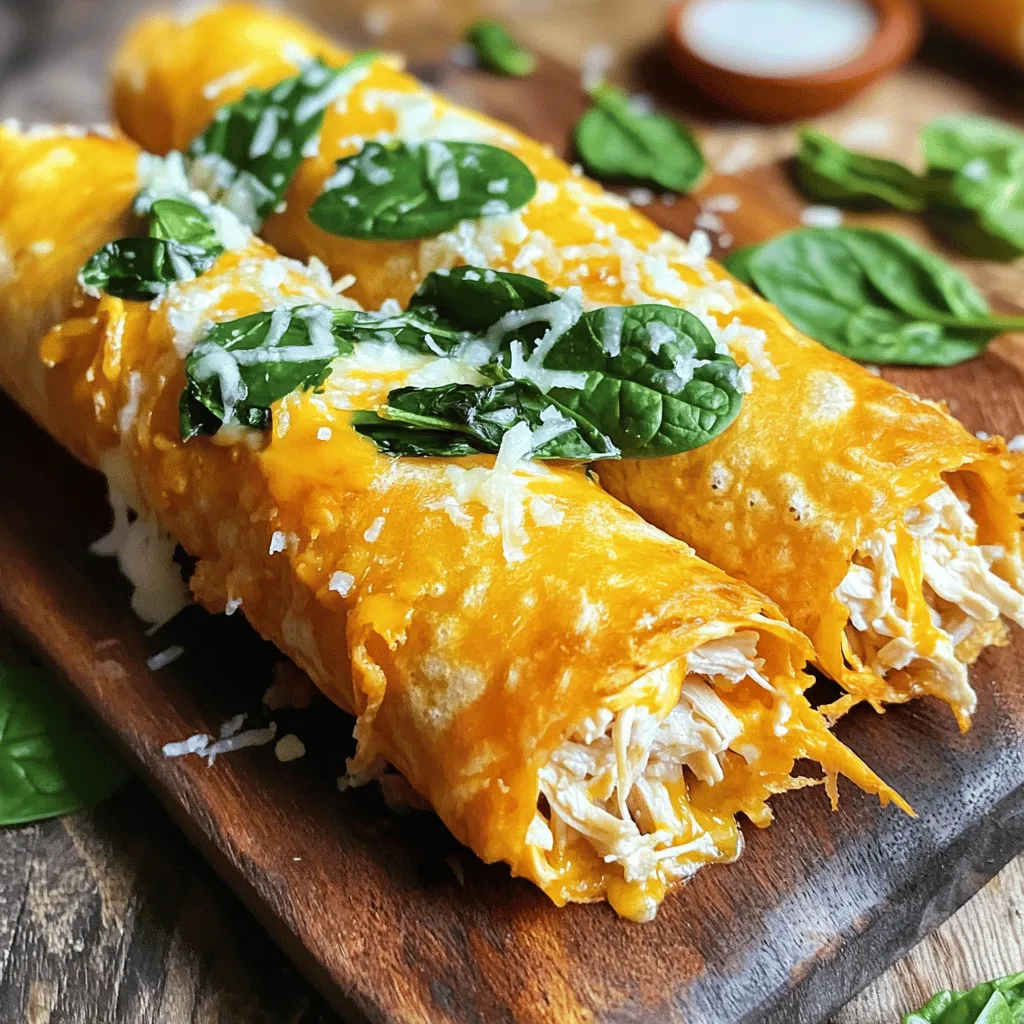 Cheesy Garlic Chicken Wraps Irresistible Dinner Idea