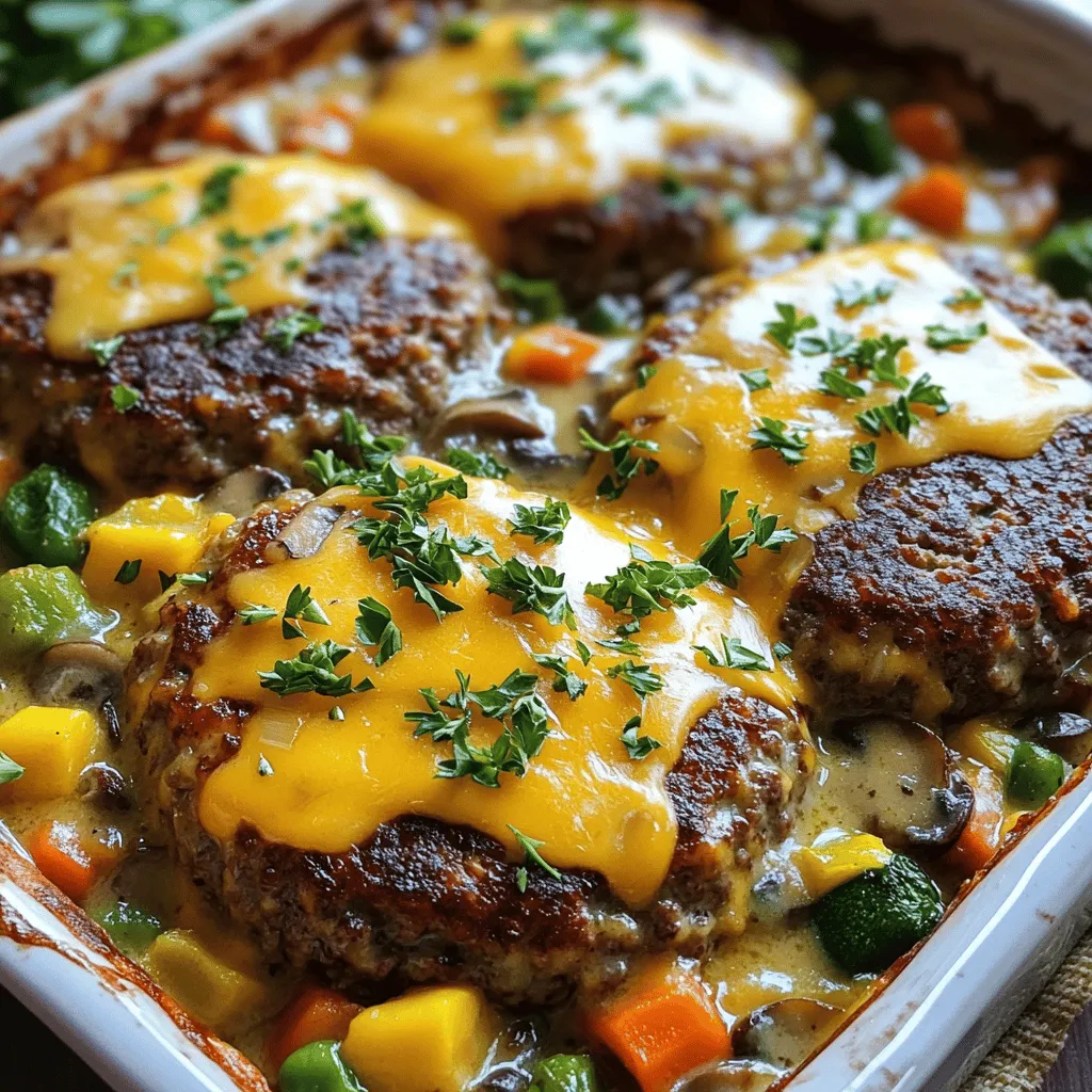 Amish Hamburger Steak Bake Hearty and Comforting Dish