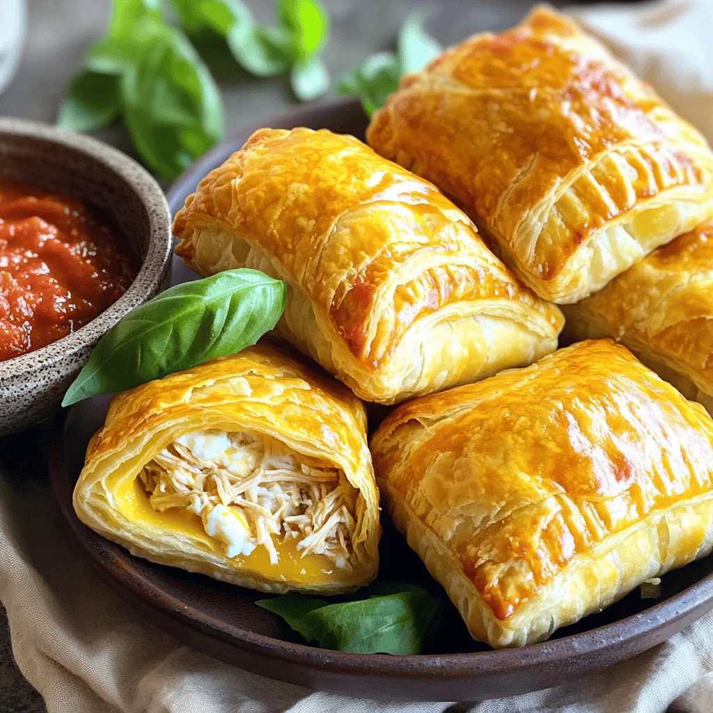 Savory Chicken Parmesan Pillows Deliciously Stuffed Treat