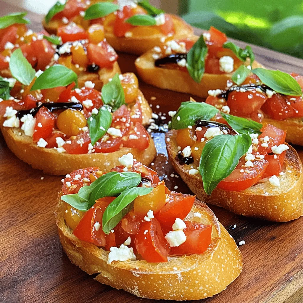 Bruschetta Delight Simple and Flavorful Appetizer