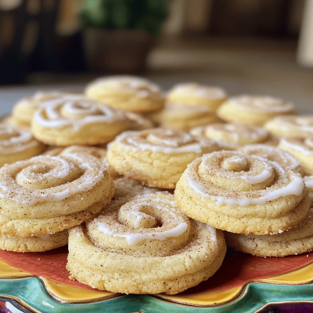 Soft and Chewy Cinnamon Roll Sugar Cookies Delight