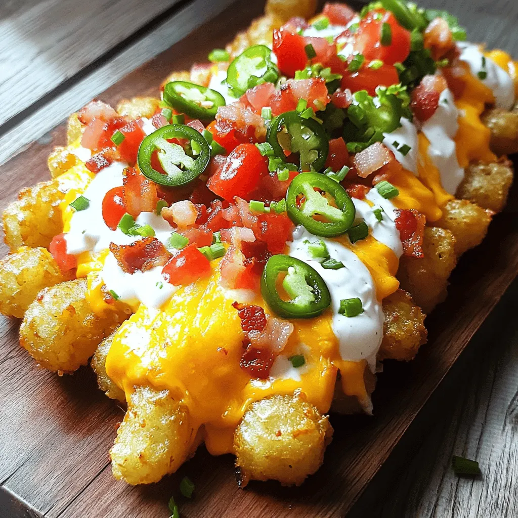 Loaded Tater Tots Crispy and Flavorful Delight