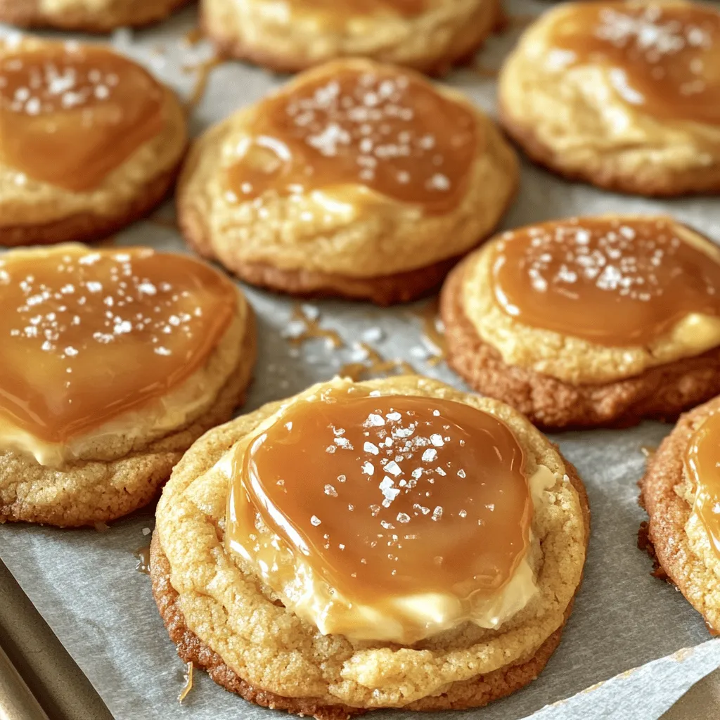 Salted Caramel Cheesecake Cookies Irresistible Treat