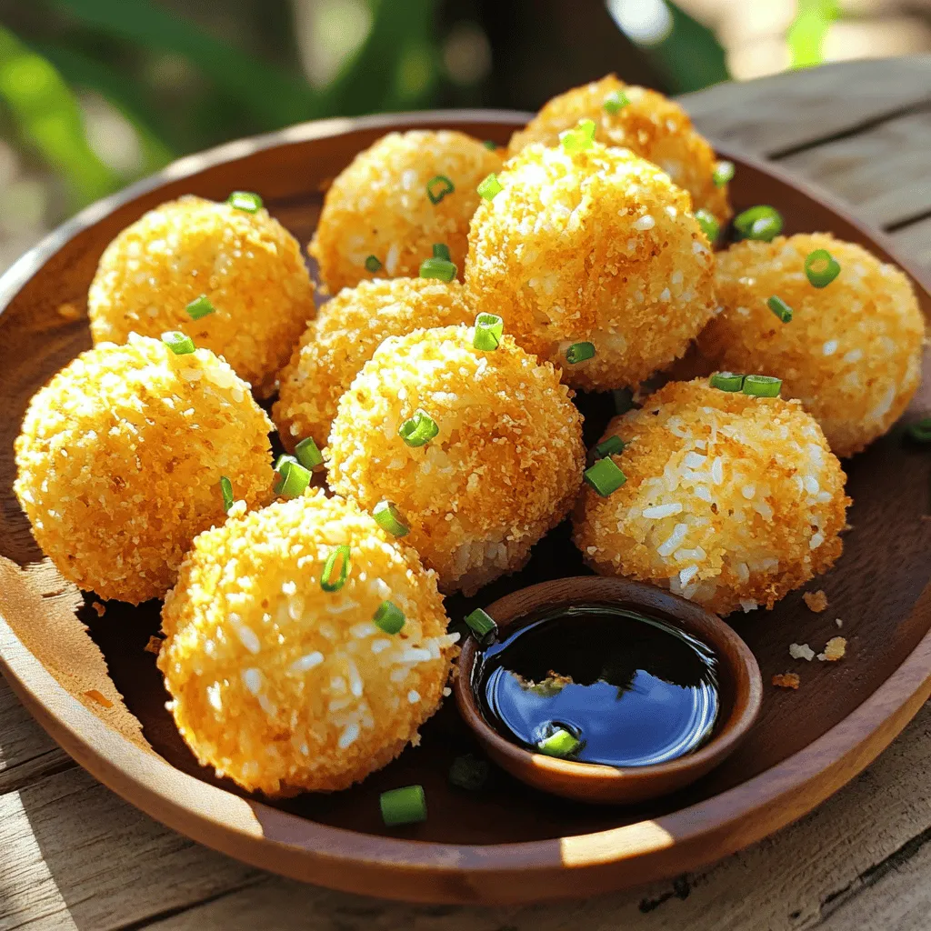 Easy Crispy Rice Balls Simple and Crunchy Recipe