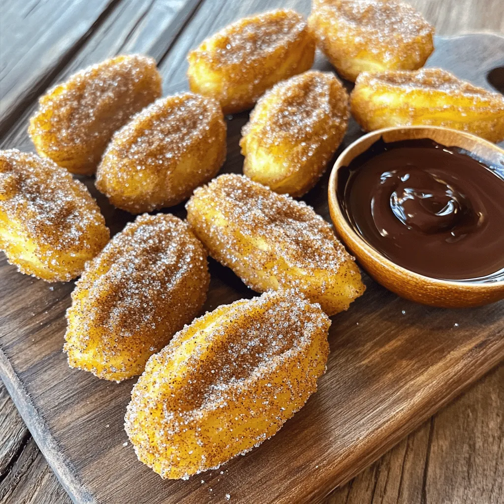 Churros Poppers Delightfully Sweet and Crunchy Treat