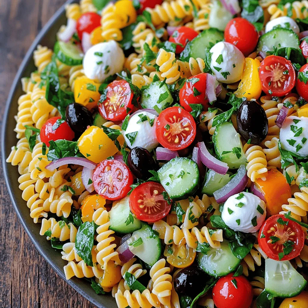 Grinder Pasta Salad Fresh and Flavorful Delight