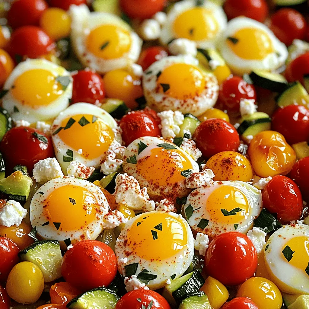 Mediterranean Baked Feta Eggs Flavorful and Simple Dish