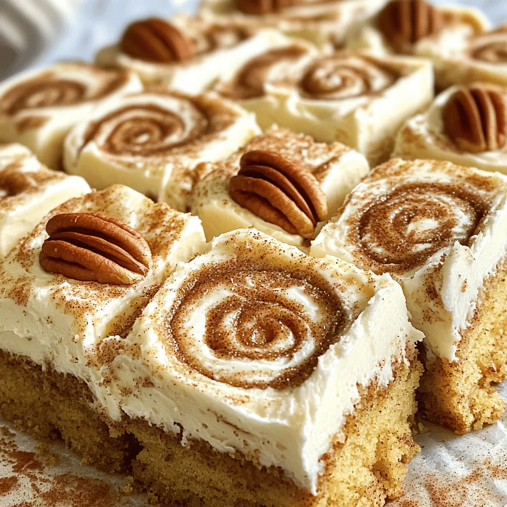 Cinnamon Roll Cake with Cream Cheese Frosting Delight