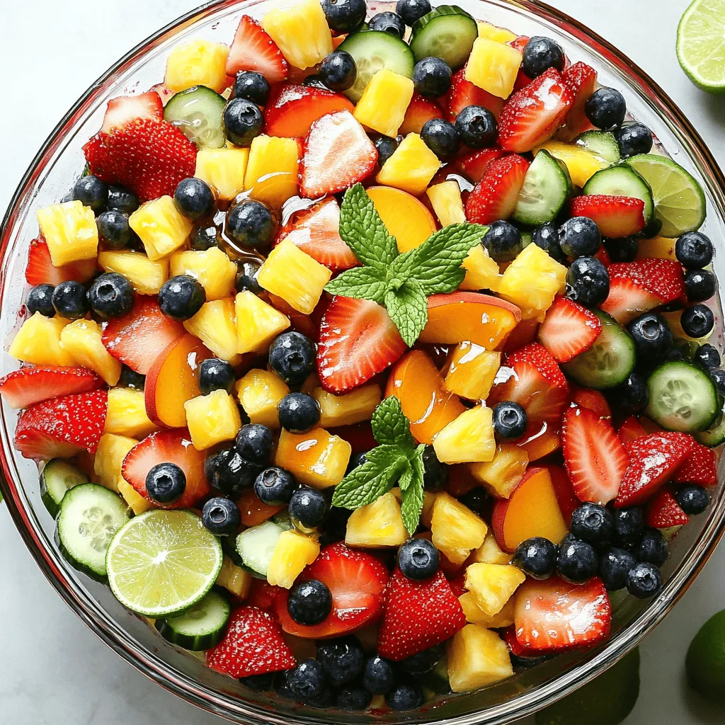 Refreshing Summer Fruit Salad Simple and Tasty