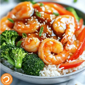 - 1 lb shrimp, peeled and deveined - 3 tablespoons honey - 3 tablespoons soy sauce (or tamari for gluten-free) Shrimp serves as the star of this dish. When you buy shrimp, choose fresh, pink ones. Honey adds a sweet touch and makes the sauce shine. Soy sauce brings in saltiness that balances the sweetness. - 1 cup broccoli florets - 1/2 red bell pepper, sliced - 1 green onion, sliced (for garnish) Broccoli brings color and crunch. Red bell pepper adds a sweet crunch, making it tasty and pretty. Green onion as a garnish adds a fresh bite. - 3 cloves garlic, minced - 1 teaspoon fresh ginger, grated - 1 tablespoon sesame oil Garlic gives a bold flavor. Fresh ginger adds a zing that lifts the dish. Sesame oil brings a nutty taste that makes everything better. Using these ingredients, you create a delightful honey garlic shrimp dish. Check the full recipe for more details on cooking this tasty meal! - Whisking the Ingredients Together In a small bowl, add the honey, soy sauce, minced garlic, and grated ginger. Use a whisk to blend them well. This sauce is the star of your dish. It gives the shrimp a sweet and savory flavor. - Setting Aside for Later Use Once mixed, set the sauce aside. It will be ready when you cook the shrimp and veggies. - Heating the Oil Grab a large skillet and heat sesame oil over medium-high heat. This oil adds a nice flavor to the shrimp. - Cooking Time and Tips Add the shrimp to the hot skillet. Season them with salt and pepper. Cook for about 2-3 minutes on each side. Look for them to turn pink and opaque. Once done, take them out and set aside. - Recommended Heat Level Keep the heat at medium-high. This helps the veggies cook quickly while staying crisp. - Cooking Tips for Crunchiness Toss in the broccoli florets and sliced red bell pepper. Stir-fry for about 3-4 minutes. Keep an eye on them. You want them tender but still crunchy. - Adding the Sauce to Shrimp and Vegetables Return the shrimp to the skillet. Pour the honey-garlic sauce over everything. - Cooking for Final Heating Stir gently to coat all the shrimp and veggies. Cook for another 2 minutes. This warms everything and blends the flavors. - Plating the Dish Serve the honey garlic shrimp over cooked jasmine rice. This adds a nice base to soak up the sauce. - Garnishing Ideas Top with sliced green onions and a sprinkle of sesame seeds. This gives your dish a pop of color and flavor. For the full recipe, check the earlier section! Avoiding Overcooking To keep shrimp tender, cook them for 2-3 minutes on each side. Shrimp turn pink when done. If they curl tightly, they are overcooked. Watch closely, and remove them from heat as soon as they change color. Seasoning Suggestions For more flavor, try adding a pinch of red pepper flakes or a splash of lemon juice. You can also marinate the shrimp in the sauce for 15 minutes before cooking. This adds a deeper taste that you will love. Alternative Veggies to Use Feel free to swap broccoli and bell peppers for your favorites. Snap peas, carrots, or zucchini work well too. Just cut them into small pieces so they cook evenly. Adding Extra Flavor Add a splash of lime juice or a sprinkle of fresh herbs like cilantro or parsley. This brightens the dish and adds a fresh touch. Try mixing in a tablespoon of hoisin sauce for a unique twist. Type of Rice Best for This Dish Jasmine rice is my go-to because of its aroma and texture. However, you can use brown rice or basmati rice too. Each option gives a different taste and feel. Tips for Fluffy Rice To make fluffy rice, rinse it before cooking to remove excess starch. Use a 1:1.5 ratio of rice to water. After cooking, let it sit covered for 5 minutes. Fluff with a fork before serving for the best texture. You can find the full recipe [here](#). {{image_2}} You can easily switch the shrimp in this dish. Chicken and tofu work well too. If you choose chicken, cut it into bite-sized pieces. Cook it until it's golden brown and fully cooked. This takes about 6-8 minutes. For tofu, use firm or extra-firm. Cut it into cubes and sauté until crispy. This adds a nice texture to the dish. Both options absorb the honey garlic sauce beautifully. If you need a gluten-free option, swap soy sauce with tamari. Tamari has a similar taste but is made without wheat. This makes it safe for those with gluten sensitivities. You won’t lose any flavor in the sauce. It still adds that savory kick, enhancing the shrimp or chicken perfectly. Want to add some heat? Red pepper flakes and Sriracha are great choices. Sprinkle red pepper flakes into the sauce for mild heat. If you love spice, add a teaspoon of Sriracha while cooking. Adjust to your taste. This gives the dish a nice kick while keeping the sweet and savory balance. How Long Will It Last? You can store the honey garlic shrimp and rice bowl in the fridge for up to three days. This allows you to enjoy leftovers without losing freshness. Best Practices for Storing Leftovers To keep your dish tasty, place it in an airtight container. Be sure to let it cool to room temperature before sealing. This helps avoid condensation, which can make the food soggy. Techniques for Reheating without Loss of Flavor When reheating, I recommend using a skillet over medium heat. Add a splash of water or broth to prevent it from drying out. Stir gently for even heating. You can also use the microwave if you cover it with a damp paper towel to trap moisture. Can It Be Frozen? Yes, you can freeze the honey garlic shrimp and rice bowl. It’s a great way to save time for future meals. However, note that the texture of the shrimp may change slightly after freezing. How to Properly Freeze the Dish To freeze, place the cooled dish in a freezer-safe container. Make sure to label it with the date. You can store it for up to three months. When ready to eat, thaw it overnight in the fridge before reheating. For the full recipe, refer to the section above. Enjoy your delicious meals! Yes, you can use frozen shrimp. Just make sure to thaw them first. Place them in cold water for about 15 minutes. This helps them cook evenly. Cook the shrimp as you would fresh ones. They will be just as tasty! You can make this dish healthier by using less honey. Try reducing it to 1 tablespoon. Use low-sodium soy sauce to cut down on salt. Add more veggies, like carrots or snap peas. You can also serve it with brown rice instead of white rice. This adds fiber and nutrients. Many side dishes go well with honey garlic shrimp. Here are some great options: - Steamed green beans - Grilled asparagus - Mixed salad with a light dressing - Fried rice with vegetables These sides will make your meal complete! Enjoy the mix of flavors and colors. For more ideas, check out the Full Recipe. This blog post covered how to make delicious Honey Garlic Shrimp. We explored key ingredients like shrimp, honey, soy sauce, and colorful veggies. You learned step-by-step how to prepare, cook, and serve this dish. I shared tips to help you avoid overcooking and make it your own. Whether you want to switch proteins or go gluten-free, you have options. Enjoy experimenting with flavors! With these ideas, you can create a meal that’s tasty and satisfying.