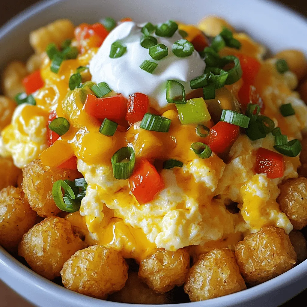 Tater Tot Breakfast Bowl Hearty and Filling Meal