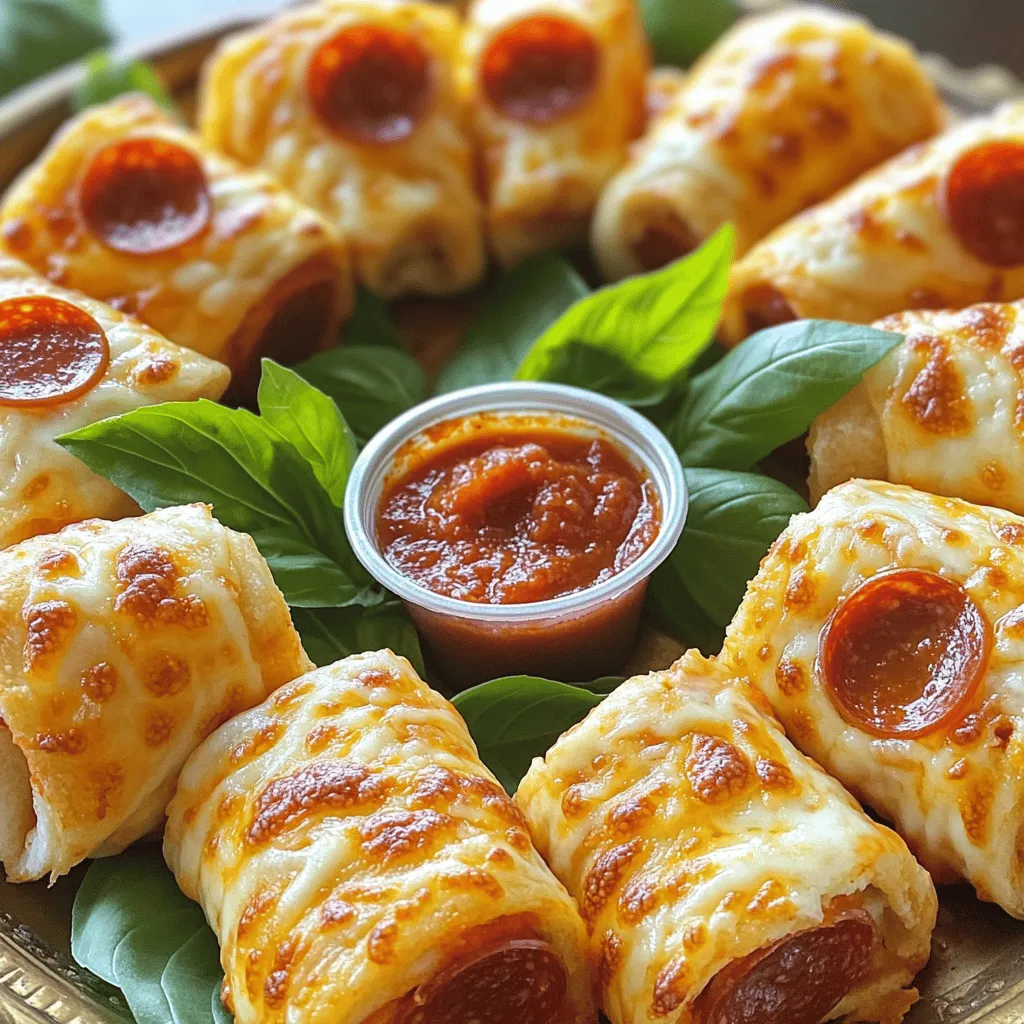 Cheesy Pepperoni Pizza Roll-Ups Tasty and Fun Snack