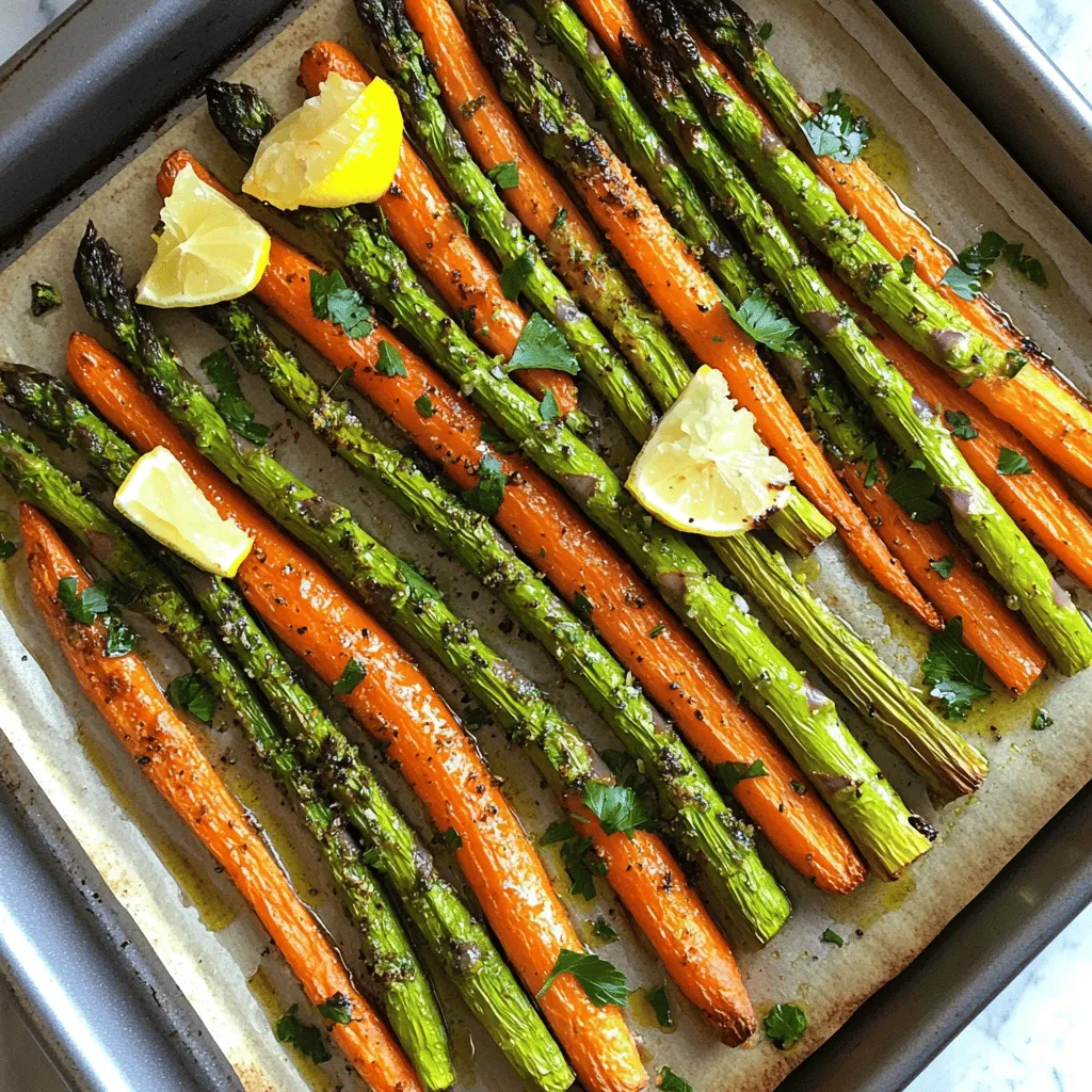 Roasted Asparagus & Carrots Flavorful Veggie Dish