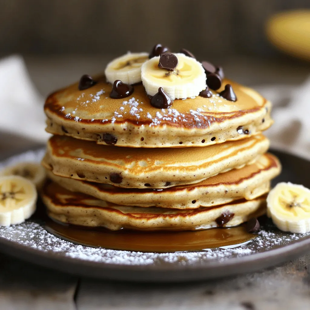 Irresistible Banana Chocolate Chip Pancakes Recipe