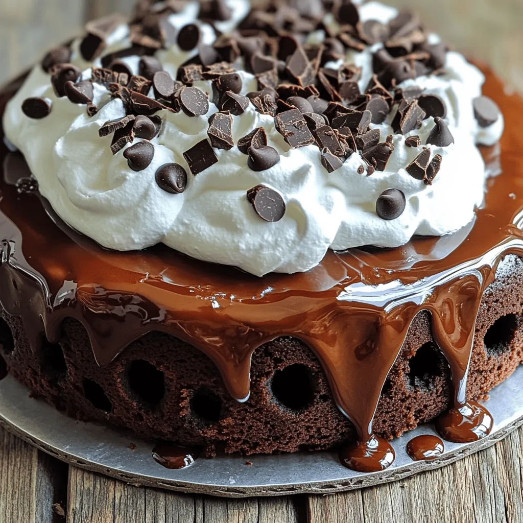 Death By Chocolate Poke Cake Decadent Dessert Recipe