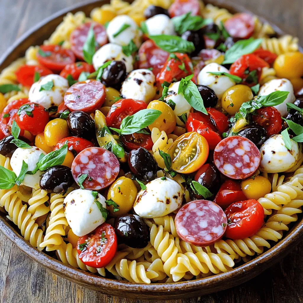 Easy Italian Antipasto Pasta Salad Quick and Tasty Recipe