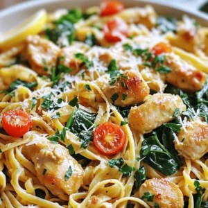 For Cowboy Butter Chicken Linguine, gather these key ingredients: - 8 oz linguine pasta - 2 boneless, skinless chicken breasts, cut into bite-sized pieces - ½ cup unsalted butter - 4 cloves garlic, minced - 1 teaspoon smoked paprika - 1 teaspoon chili powder - ½ teaspoon cayenne pepper (adjust to taste) - Salt and black pepper to taste - 1 cup cherry tomatoes, halved - 2 cups fresh spinach - ¼ cup fresh parsley, chopped - Zest and juice of 1 lemon - Parmesan cheese, for serving You can swap some ingredients for your taste. Use whole wheat pasta for more fiber. If you prefer a meatless dish, try tofu or chickpeas instead of chicken. Instead of unsalted butter, you can use olive oil for a lighter option. If you don't have fresh garlic, garlic powder works in a pinch. Feel free to replace cherry tomatoes with sun-dried tomatoes for a different flavor. You can also use kale instead of spinach if that's what you have on hand. Using fresh ingredients makes a big difference in taste and health. Fresh garlic adds a strong flavor and has many health benefits. Fresh spinach packs in vitamins and adds color to your dish. When you use fresh herbs like parsley, you get a burst of flavor that dried herbs can't match. Plus, fresh tomatoes bring a juicy sweetness that enhances the overall dish. Eating fresh ingredients means you enjoy more nutrients, which is great for your body. 1. Cook the Linguine: First, fill a big pot with water and add some salt. Bring it to a boil. Add the linguine and cook it as the package says, usually about 8-10 minutes. When it’s ready, save ½ cup of the water. Then, drain the rest and set the pasta aside. 2. Prepare the Chicken: In a large skillet, put ¼ cup of butter over medium heat. Once it melts, add the chicken pieces. Sprinkle salt, black pepper, smoked paprika, chili powder, and cayenne pepper on top. Cook the chicken for about 6-8 minutes, until it’s brown and cooked through. 3. Sauté Garlic & Tomatoes: Add the rest of the butter and minced garlic to the skillet. Sauté this mix for 1-2 minutes until you can smell the garlic. Then, toss in the halved cherry tomatoes and let them cook for another 3-4 minutes until they soften. 4. Add Spinach: Now, stir in the fresh spinach. Cook it just until it wilts, about 1-2 minutes. 5. Combine with Linguine: Take the cooked linguine and add it to the skillet. Toss everything together. If it looks dry, slowly add some of the reserved pasta water until it feels just right. 6. Finish with Flavor: Add the lemon juice, lemon zest, and chopped parsley. Taste your dish and add more salt and pepper if it needs it. 7. Serve: Serve the cowboy butter chicken linguine hot. Top it off with grated Parmesan cheese and extra parsley if you want. - When boiling water, always add salt. It helps flavor the pasta. - Make sure the chicken is cut into even pieces. This helps it cook evenly. - Keep an eye on the garlic. It can burn quickly, which makes it taste bitter. - Make sure to stir the spinach just enough to wilt it. Overcooking can make it mushy. - Taste the dish at the end. Adjust the seasoning to match your flavor preference. - Use pre-cooked or rotisserie chicken to cut down on cooking time. - Chop your garlic and parsley while the pasta cooks. This saves you time later. - If you’re in a hurry, skip the lemon zest. Just use lemon juice for a quick flavor boost. - Prepare all your ingredients before starting. This is called mise en place and helps you move faster. - You can cook the pasta and chicken at the same time to save a few minutes. For the complete recipe, check the Full Recipe section. When making cowboy butter chicken linguine, some mistakes can spoil the dish. Here are a few to watch out for: - Overcooking the Chicken: Cook the chicken just until it is no longer pink. Overcooked chicken can become dry. - Adding Too Much Liquid: If the dish looks watery, go easy on the pasta water. You can always add more if needed. - Not Seasoning Enough: Don’t skip salt and pepper. They bring out the flavors in the dish. To take your cowboy butter chicken linguine to the next level, consider these tips: - Fresh Herbs: Use fresh parsley for a bright taste. You can even add basil for extra flavor. - Citrus Zest: The lemon zest adds a nice pop. It brightens up the rich butter and spices. - Cheese Choices: Try different cheeses. Feta or goat cheese can give a nice twist. Cooking chicken perfectly is key to this dish. Here’s how to do it well: - Cut Even Pieces: Cut chicken into bite-sized pieces. This helps them cook evenly. - Preheat Your Skillet: Make sure the skillet is hot before adding the chicken. This helps get a nice sear. - Don’t Crowd the Pan: If the pan is too full, the chicken will steam instead of brown. Cook in batches if needed. For the full recipe, check out the detailed instructions. {{image_2}} You can easily make this dish vegetarian. Swap the chicken for firm tofu or chickpeas. Both options soak up flavors well. For a vegan twist, use vegan butter instead of regular butter. This keeps the taste rich while keeping it plant-based. Feel free to get creative with veggies. You can add bell peppers, zucchini, or mushrooms. These vegetables bring color and crunch. Broccoli or asparagus also work great. Just sauté them with the garlic for a tasty boost. While linguine is perfect, other pasta shapes can shine too. You can try fettuccine, penne, or even whole wheat pasta. Each type brings its own charm and texture. Use what you have on hand for a fun twist. For full details on making this dish, check the Full Recipe. To store your Cowboy Butter Chicken Linguine, let it cool first. Place it in an airtight container. This keeps it fresh. You can keep leftovers in the fridge for up to three days. Make sure to label the container with the date. This way, you will know when to eat it. You can also freeze the linguine for longer storage. Use a freezer-safe container or bag. Remove as much air as possible. This helps avoid freezer burn. You can freeze it for up to three months. When ready to eat, just thaw in the fridge overnight before reheating. To reheat, you can use the microwave or stovetop. If using the microwave, place the linguine in a bowl. Add a splash of water to keep it moist. Heat in short bursts, stirring in between. For stovetop, add it to a pan over medium heat. Stir occasionally and add a bit of water if needed. Heat until hot. Enjoy your meal again! Cowboy butter is a rich and flavorful sauce. It combines butter with spices, garlic, and herbs. This sauce adds a bold taste to dishes, making them exciting. The blend of smoked paprika, chili powder, and garlic gives it a kick. You can use it on meats, veggies, or pasta. It makes any meal feel special and full of flavor. Yes, you can make cowboy butter chicken linguine ahead of time. Cook the pasta and chicken, then combine them. Store the dish in an airtight container. Keep it in the fridge for up to two days. When you're ready to eat, just reheat it. You may want to add a bit of water to keep it moist. You can serve this dish with a simple salad or garlic bread. A fresh green salad adds crunch and balance. Garlic bread is great for soaking up the cowboy butter sauce. You may also enjoy it with a side of roasted veggies. For drinks, pair it with a chilled white wine or lemonade. Each side enhances the meal's flavors and makes it even better. For the full recipe, check out the Cowboy Butter Chicken Linguine. Fresh ingredients enhance flavor and health. We covered these in our post. I shared step-by-step cooking tips and time-savers to help you. Avoid common mistakes to improve your dish. Consider variations like vegetarian options and extra veggies. Proper storage keeps leftovers tasty. I hope these insights help you enjoy making Cowboy Butter Chicken Linguine. Cooking should be fun and rewarding!