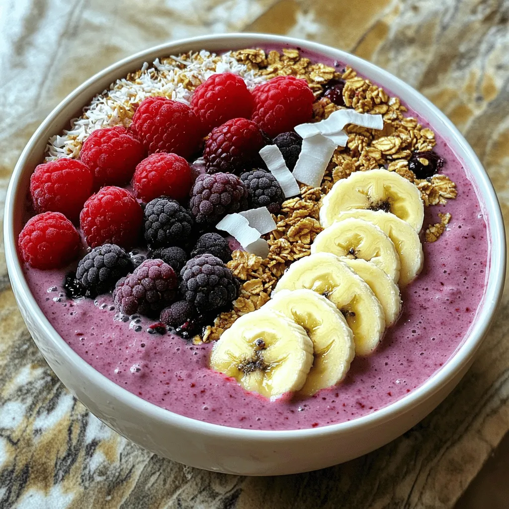 Berry Smoothie Bowl Energizing and Delicious Recipe
