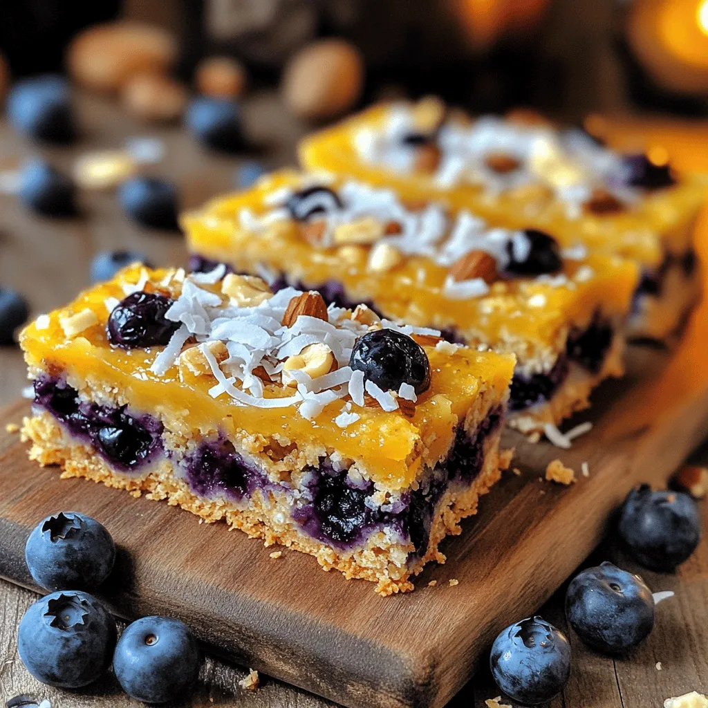 Blueberry Oatmeal Bars Savory and Satisfying Snack