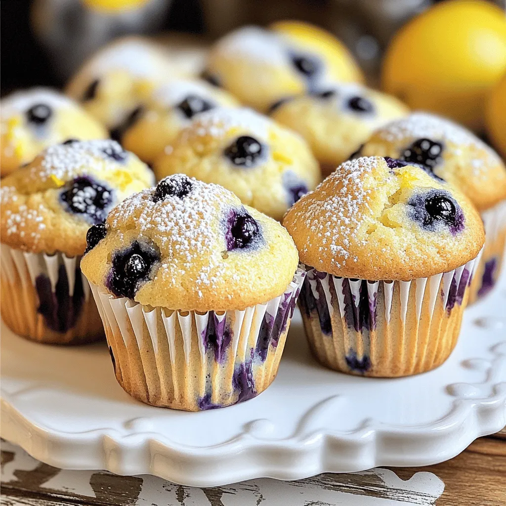 Lemon Blueberry Muffins Fresh and Flavorful Delight