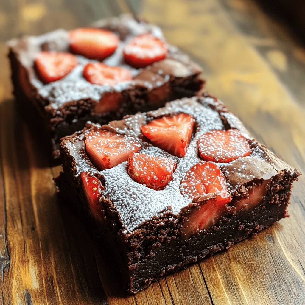 Strawberry Brownies Recipe Simple and Delicious Treat