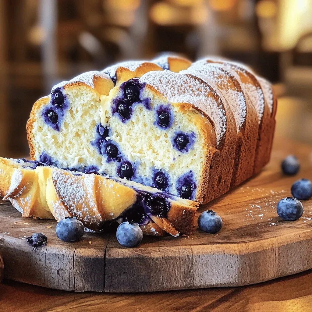 Blueberry Cream Cheese Bread Savory and Simple Recipe