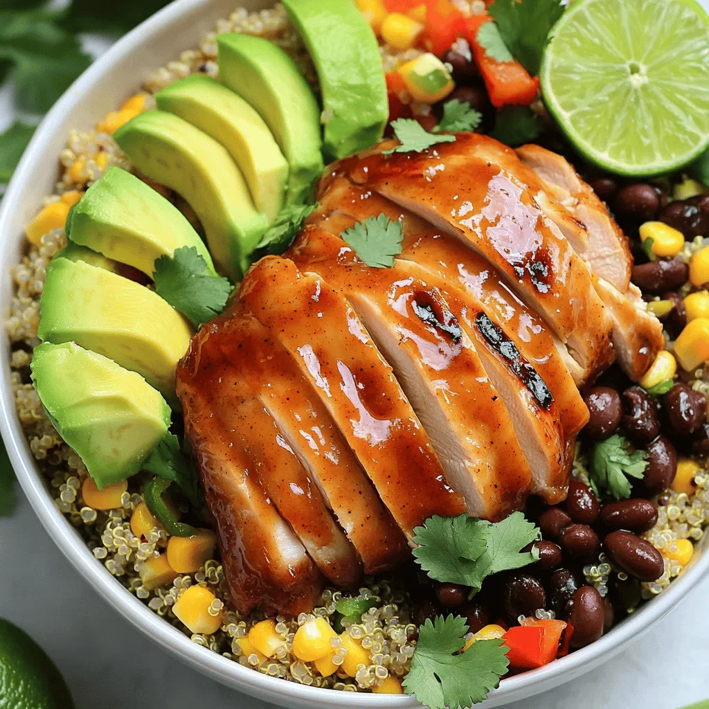 Honey Chipotle Chicken Bowls Flavorful and Simple Meal