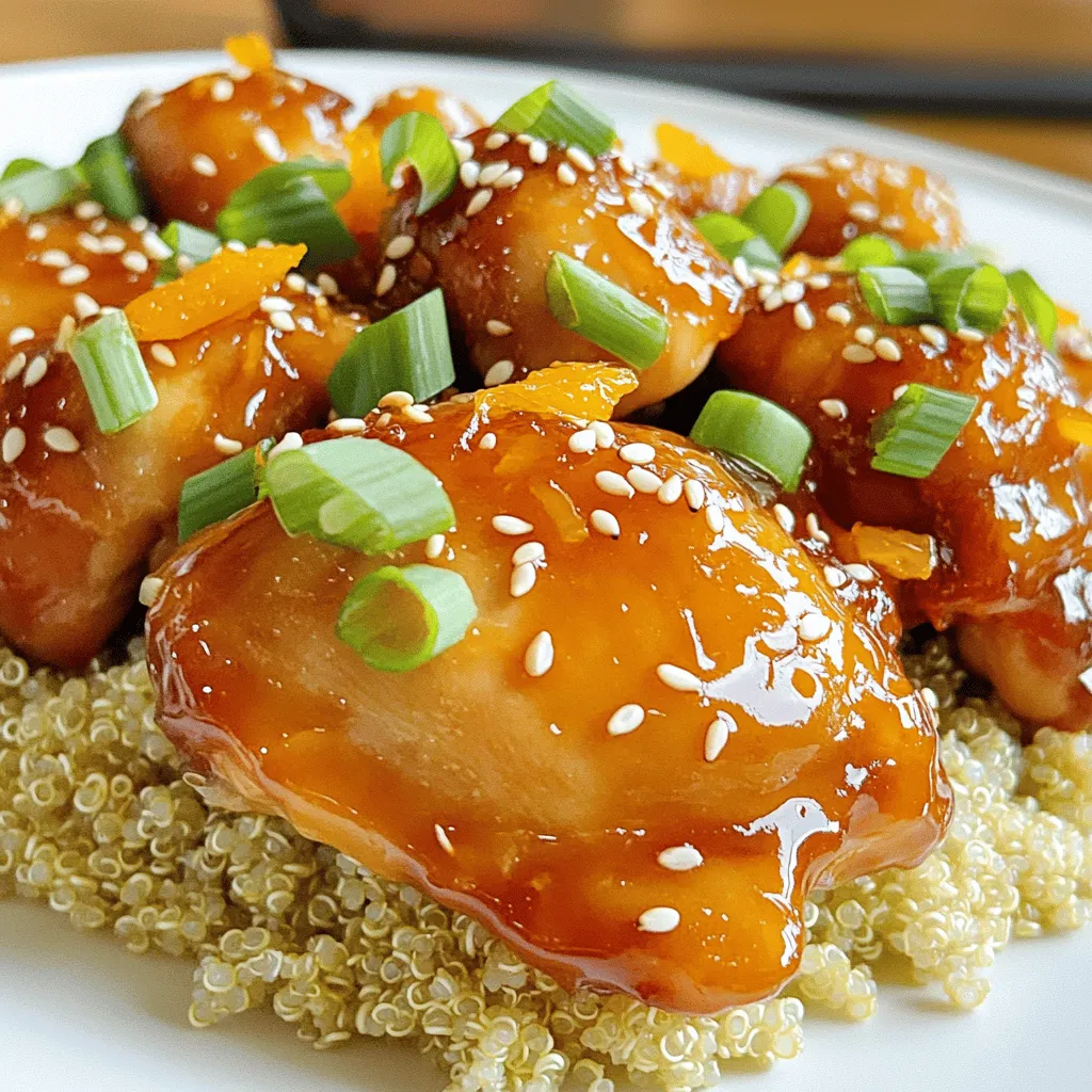 Flavorful 3 Ingredient Orange Chicken Recipe Made Easy