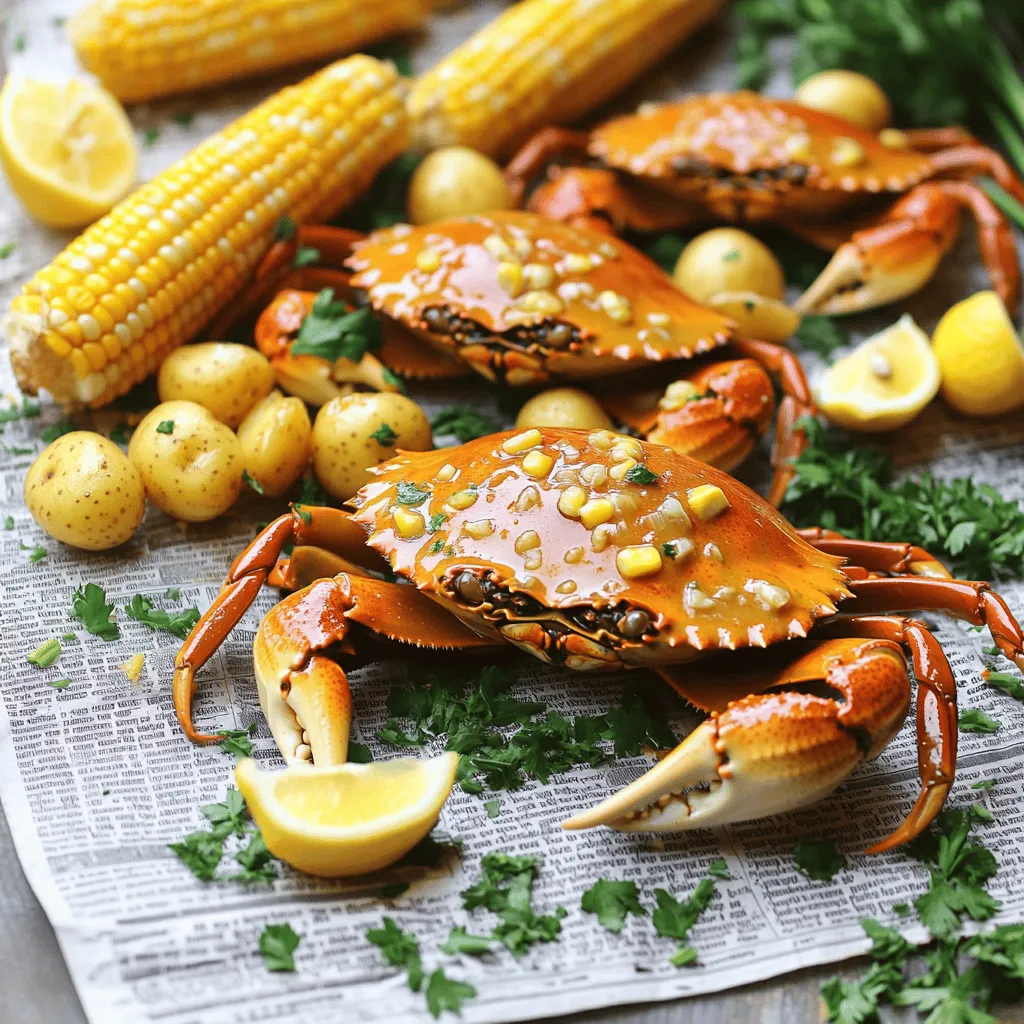 Garlic Honey Butter Crab Boil Flavorful Family Feast