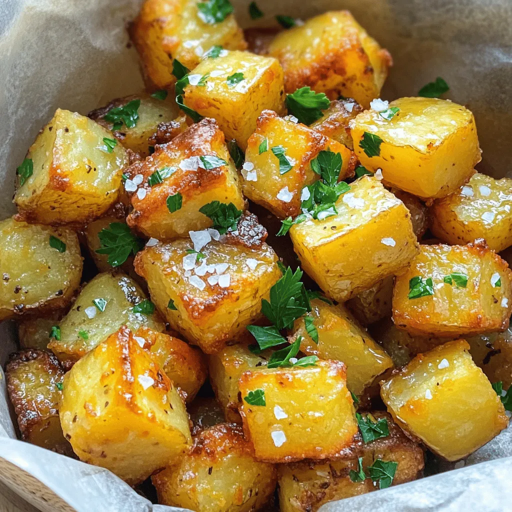 Crispy Sea Salt Chopped Potatoes Tasty and Simple Recipe