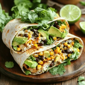 - 2 chicken breasts, boneless and skinless - 1 tablespoon olive oil - 1 teaspoon garlic powder - 1 teaspoon onion powder - 1 teaspoon smoked paprika - 1 teaspoon ground cumin - Salt and pepper to taste - 4 large whole wheat tortillas - 1 cup cooked rice (brown or white) - 1 cup black beans, drained and rinsed - 1 cup corn, canned or frozen - 1 cup shredded cheddar cheese - 1 cup romaine lettuce, chopped - 1 ripe avocado, sliced - 1 cup Chipotle Ranch Dressing (store-bought or homemade) The main ingredients make this burrito tasty and filling. The chicken breasts are the star, providing protein and flavor. The spices add depth, while the tortillas hold everything together. Rice and beans give the burrito a hearty feel. The cheese, lettuce, and avocado add freshness and creaminess. You can use store-bought Chipotle Ranch dressing for convenience. It saves time and still tastes great. However, making it at home is simple and fun! You can adjust flavors to your liking. To make homemade Chipotle Ranch dressing, you'll need: - 1 cup mayonnaise - 1/2 cup buttermilk - 2 tablespoons ranch seasoning mix - 2 tablespoons chipotle peppers in adobo sauce - Juice of 1 lime Mix these ingredients well, and you'll have a delicious dressing. This homemade version packs a punch of flavor, making your burrito even better. For the full recipe, check out the link above! Start by gathering your marinade ingredients. You need: - 1 tablespoon olive oil - 1 teaspoon garlic powder - 1 teaspoon onion powder - 1 teaspoon smoked paprika - 1 teaspoon ground cumin - Salt and pepper to taste In a bowl, mix the olive oil, garlic powder, onion powder, smoked paprika, ground cumin, salt, and pepper. This mix gives your chicken a bold flavor. Place the chicken breasts in the bowl and coat them well with the marinade. Cover the bowl and let it sit for at least 30 minutes. This step is key. It helps the chicken soak up all those yummy flavors. Preheat your grill or grill pan to medium-high heat. This is the perfect temperature for grilling. Once hot, place the marinated chicken on the grill. Grill each side for about 6 to 7 minutes. You want the internal temperature to reach 165°F (75°C). A meat thermometer is a great tool for this. After grilling, let the chicken rest for 5 minutes before slicing. This helps keep the juices inside. To build your burrito, start with warm tortillas. You can warm them in a dry skillet or microwave for a few seconds. Then, layer your ingredients: - 1/4 cup cooked rice - 1/4 cup black beans - 1/4 cup corn - Sliced grilled chicken - 1/4 cup shredded cheddar cheese - A handful of romaine lettuce - A few slices of avocado - Drizzle 2 tablespoons of Chipotle Ranch Dressing Make sure to layer these well for the best taste. To wrap your burrito, fold in the sides of the tortilla. Then, roll from the bottom up. This keeps everything secure inside. Repeat this for each tortilla, and you’re ready to enjoy! - Avoid Dry Chicken: To keep your chicken juicy, always marinate it for at least 30 minutes. Use a mix of olive oil, spices, and seasoning. This adds flavor and moisture. Grill the chicken until it reaches 165°F. A meat thermometer helps ensure perfect cooking. - Perfectly Grilled Burritos: Warm the tortillas in a skillet or microwave. This makes them easy to roll. Fill each tortilla with just the right amount of ingredients. Overfilling may cause spills. After wrapping, grill the burritos briefly. This gives a golden crust and crisp texture. - Garnishing with Fresh Ingredients: Serve your burritos on a bright plate. Drizzle extra Chipotle Ranch Dressing on top. Add fresh cilantro or lime wedges. This adds color and freshness. You can also sprinkle some chopped tomatoes for a vibrant look. - Serving Suggestions with Sides: Pair your burrito with sides like tortilla chips or a colorful salad. A side of black bean salsa works well too. This adds variety to your meal. You can also serve with a refreshing drink like lemonade or iced tea. {{image_2}} Using Shrimp or Tofu You can switch chicken for shrimp or tofu. Shrimp adds a sweet touch that pairs well with the ranch dressing. To prepare shrimp, season and grill them just like the chicken. For tofu, press it first to remove excess water. Then, marinate and grill until golden. Both options create a tasty twist on the burrito. Vegetarian Options If you want a meatless meal, use beans or lentils. Black beans work well, providing protein and fiber. You can also add grilled veggies like bell peppers and zucchini for extra flavor. These options keep the dish hearty and satisfying. Rice Variations: Quinoa, Cauliflower Rice If you prefer quinoa, it’s a great substitute for rice. It adds a nutty flavor and is packed with protein. To use cauliflower rice, just pulse cauliflower florets in a food processor. Sauté it briefly for a light, low-carb option. Both alternatives keep the burrito fresh and exciting. Dairy-Free Cheese Options For a dairy-free meal, there are many cheese substitutes. Look for nut-based or soy-based cheeses. They melt well and give a creamy texture. You can also skip cheese altogether and use extra avocado for creaminess. This keeps the burrito rich while meeting dietary needs. For the full recipe, visit the detailed instructions above. Refrigeration Tips After you enjoy your burrito, store any leftovers in the fridge. Wrap each burrito in plastic wrap or aluminum foil. Place them in an airtight container. This helps keep them fresh for up to three days. Freezing Burritos If you want to save your burritos for longer, freezing works well. Wrap each burrito tightly in plastic wrap. Then place them in a freezer bag. Label the bag with the date. They can stay frozen for up to three months. Remember to remove as much air as possible from the bag. Best Methods for Maintaining Flavor To reheat your burrito, the oven is best. Preheat your oven to 350°F (175°C). Remove the burrito from any wrap and place it on a baking sheet. Heat for about 15-20 minutes until warm. This keeps the burrito crispy and tasty. Avoiding Sogginess If you use a microwave, place the burrito on a microwave-safe plate. Heat it for 1-2 minutes. Check if it is warm enough. To prevent sogginess, avoid covering the burrito while it heats. Enjoy your tasty meal again! A Copycat Chipotle Ranch Grilled Chicken Burrito is a delicious, homemade version of the popular dish from Chipotle. It features grilled chicken, rice, beans, corn, cheese, lettuce, and avocado, all wrapped in a warm tortilla. The key flavor comes from the Chipotle Ranch Dressing, which adds a creamy, zesty taste. Here’s a quick look at the main ingredients: - 2 chicken breasts, boneless and skinless - 1 tablespoon olive oil - 1 teaspoon garlic powder - 1 teaspoon onion powder - 1 teaspoon smoked paprika - 1 teaspoon ground cumin - Salt and pepper to taste - 4 large whole wheat tortillas - 1 cup cooked rice (brown or white) - 1 cup black beans, drained and rinsed - 1 cup corn, canned or frozen - 1 cup shredded cheddar cheese - 1 cup romaine lettuce, chopped - 1 ripe avocado, sliced - 1 cup Chipotle Ranch Dressing (store-bought or homemade) This combination gives you a burrito that is both satisfying and full of flavor. Yes, you can easily make Chipotle Ranch Dressing at home. To do this, mix ranch dressing with some chipotle peppers in adobo sauce. Here’s a simple recipe: 1. Combine 1 cup of ranch dressing with 1-2 chipotle peppers. 2. Add 1 tablespoon of adobo sauce. 3. Blend until smooth. Taste and adjust for heat or creaminess. This dressing adds a nice kick to your burrito and is simple to make! To add more heat to your burrito, you can use several methods: - Add jalapeños: Slice fresh jalapeños and place them inside the burrito. - Use spicy salsa: Top your burrito with your favorite spicy salsa. - Increase chipotle: Add more chipotle peppers to your dressing for extra heat. These options let you customize your burrito to fit your heat preference. In this post, we covered how to make a flavorful Chipotle Ranch Grilled Chicken Burrito. We explored key ingredients, like seasoning the chicken and making the dressing. I shared step-by-step instructions for marinating, grilling, and assembling. You gained cooking tips and ideas for variations to suit your taste. Enjoying this dish at home is easy and fun! With these tips, you can create a tasty burrito your family will love. Use your creativity to make it unique every time!