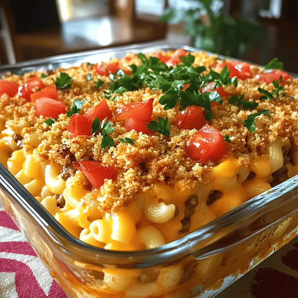 Mac and Cheese Meatloaf Casserole Savory Comfort Food