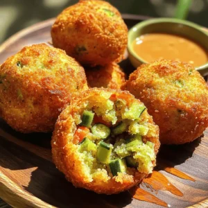- 1 cup cornmeal - 1/2 cup all-purpose flour - 1 cup fresh okra, chopped - 1/2 cup finely chopped onion - 1/4 cup chopped green bell pepper The main ingredients form the base of your okra hush puppies. Cornmeal gives them that classic texture. All-purpose flour helps bind everything together. Fresh okra adds a unique flavor and fun texture. Onions and green bell peppers bring sweetness and crunch. - 1 tablespoon baking powder - 1 teaspoon salt - 1/2 teaspoon black pepper - 1/2 teaspoon paprika - 1/2 teaspoon garlic powder These spices make the hush puppies pop! Baking powder makes them light and fluffy. Salt enhances all the flavors. Black pepper adds a hint of heat. Paprika gives a lovely color and smokiness, while garlic powder adds depth. - 1/2 cup buttermilk - 1 large egg - Vegetable oil for frying The wet ingredients bring everything together. Buttermilk adds a tangy flavor and moisture. The egg binds the batter, creating a lovely texture. Vegetable oil is crucial for frying, ensuring that your hush puppies turn out crispy and golden. For the Full Recipe, check the detailed instructions to create these tasty treats! Start by grabbing a large mixing bowl. In it, combine 1 cup of cornmeal and 1/2 cup of all-purpose flour. Add 1 tablespoon of baking powder, 1 teaspoon of salt, and 1/2 teaspoon each of black pepper, paprika, and garlic powder. Use a whisk to mix these dry ingredients well. Make sure everything blends evenly with no clumps. This step is key for great flavor in your hush puppies. Next, chop 1 cup of fresh okra and finely chop 1/2 cup of onion and 1/4 cup of green bell pepper. Add these veggies to your dry mix. Stir gently to coat them with the flour mixture. In another bowl, whisk together 1/2 cup of buttermilk and 1 large egg until smooth. Slowly pour this wet mixture into the dry ingredients. Stir until just combined. It’s okay if the batter is a bit lumpy; this helps keep the hush puppies light and fluffy. Now it’s time to fry! Heat vegetable oil in a deep frying pan or skillet to 350°F (175°C). To check if the oil is ready, drop a small spoonful of batter into it. If it sizzles and floats, you’re good to go. Using a spoon or small ice cream scoop, drop spoonfuls of the batter into the hot oil. Don’t overcrowd the pan; this can make them soggy. Fry for about 3-4 minutes on each side until they turn golden brown. Once cooked, remove them and place on a paper towel-lined plate to drain excess oil. Enjoy this crispy and flavorful delight! For the full recipe, check the details above. To make the best okra hush puppies, you must not overmix the batter. Overmixing makes the hush puppies dense and tough. Mix just until the dry ingredients and wet ingredients come together. Lumpy batter is okay; it keeps them fluffy. Frying temperature is also key. Heat your oil to 350°F (175°C). If it's too cool, the hush puppies soak up oil. If it's too hot, they burn outside but stay raw inside. Use a small spoon of batter to test the oil. If it sizzles and rises, you’re ready to fry! Serving these hush puppies is fun! I love to pair them with a tangy dipping sauce. Try ranch dressing or a spicy remoulade for a kick. You can use a simple plate or a rustic wooden board for a nice touch. To plate them, stack a few hush puppies in a small bowl. Place it on a colorful plate with sauces around it. This makes for a great visual appeal and invites people to dig in! One common mistake is overcrowding the frying pan. If you add too many hush puppies at once, they will stick together. This also cools down the oil. Fry in small batches for the best results. Another mistake is using incorrect oil temperature. Always check the heat before frying. Too low means soggy hush puppies; too high means burnt ones. Keep your oil at the right temperature for crispy, golden-brown results. {{image_2}} You can easily switch up the veggies in okra hush puppies. Try adding corn, zucchini, or diced carrots for extra color and taste. These swaps keep the hush puppies fresh and exciting. If you need a gluten-free option, use a gluten-free flour blend instead of all-purpose flour. This keeps the texture right while making it safe for those with gluten issues. To add a cheesy twist, mix in some shredded cheddar cheese. This gives the hush puppies a rich, creamy flavor. You can also play with spices. Adding cayenne or a dash of hot sauce brings heat and depth. In some regions, people add crawfish or shrimp for a seafood touch. This change makes the dish even more special. Okra hush puppies shine as both an appetizer and a main dish. Serve them warm with a dipping sauce like ranch or tartar sauce to start a meal. Pair them with fried catfish or collard greens to create a true Southern feast. They’re perfect for gatherings or a cozy dinner at home. To store your leftover okra hush puppies, let them cool first. Place them in an airtight container. You can store them in the fridge for up to three days. Make sure they are sealed well to keep them fresh. For the best crispiness, reheating in the oven works best. Preheat your oven to 350°F. Place the hush puppies on a baking sheet and warm them for about 10 minutes. This method keeps them crunchy. If you use a microwave, they may turn soft. If you must use it, heat them for 30 seconds at a time. Yes, you can freeze hush puppies! To freeze, let them cool completely. Arrange them in a single layer on a baking sheet and freeze until solid. Once frozen, transfer them to a freezer bag. They can stay in the freezer for up to three months. To thaw, place them in the fridge overnight before reheating. Enjoy your crispy okra hush puppies later! For the full recipe, check the earlier section. You can serve okra hush puppies with many tasty sides. Here are some great options: - Coleslaw - Fried green tomatoes - Grilled shrimp - Spicy remoulade sauce - A cold beer or sweet tea These sides pair well and bring out the okra flavor in the hush puppies. Yes, you can make hush puppies ahead of time. Prepare the batter and store it in the fridge for up to two hours. When you're ready, fry them fresh for the best taste. If you want to reheat cooked hush puppies, place them in a warm oven. This keeps them crispy and delicious. The classic hush puppy recipe uses egg and buttermilk. You can make it vegan by swapping these ingredients. Use a flax egg instead of a regular egg. Mix one tablespoon of ground flaxseed with three tablespoons of water, then let it sit until it thickens. For buttermilk, use plant milk mixed with lemon juice or vinegar. These swaps keep the flavor! If you like heat, you can make okra hush puppies spicier. Here are some ideas: - Add diced jalapeños or serrano peppers to the batter - Mix in cayenne pepper or chili powder - Serve with a spicy dipping sauce These additions make for a bold flavor that enhances the dish! For the best results, check out the Full Recipe for more tips. You now have a solid recipe for okra hush puppies, packed with flavor and texture. We covered essential ingredients like cornmeal, fresh veggies, and spices. The step-by-step guide ensures your frying technique is spot on. Use our tips to avoid common mistakes and achieve the perfect dish. Remember, you can customize flavor and presentation to suit your style. Store extras properly, and enjoy them later. With these insights, you'll impress friends and family at your next gathering. Dive into this Southern classic and make it your own!