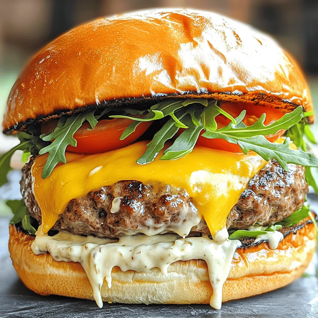 Garlic Parmesan Cheeseburger Flavorful and Easy Recipe