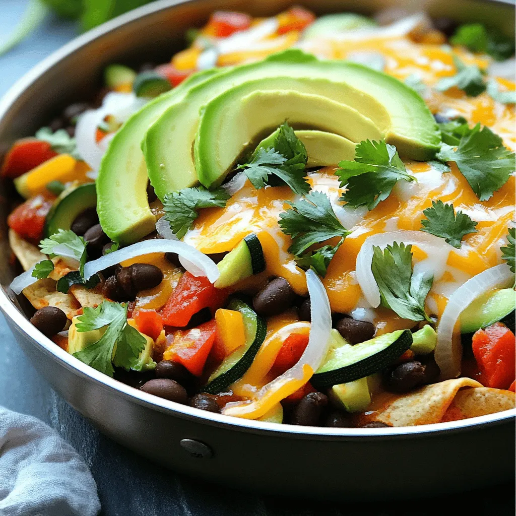 Healthy Enchilada Skillet Quick and Easy Recipe