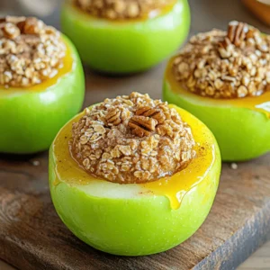 To make air fryer apples, you need some main ingredients: - 4 medium apples (like Granny Smith or Honeycrisp) - 1/2 cup rolled oats - 1/4 cup brown sugar - 1 teaspoon ground cinnamon - 1/4 teaspoon nutmeg - 2 tablespoons melted butter (or coconut oil for vegan) - 1 tablespoon honey or maple syrup Optional ingredients can enhance the flavor: - 1/4 cup chopped walnuts - 1/4 cup dried cranberries or raisins You need a few tools for this recipe: - An air fryer (make sure it can reach 350°F) - An apple corer or a knife - A mixing bowl for the filling - A spoon to stuff the apples With these ingredients and tools ready, you're all set to create a delightful treat! Enjoy the process as you cook. Trust me; the smell alone will make your kitchen feel cozy. To make stuffed apples, start with good apples. I like Granny Smith or Honeycrisp. They stay firm and taste great when cooked. Wash your apples well. Use an apple corer to remove the core, but leave the bottom intact. This keeps the filling inside. If you don’t have a corer, a knife works too. Just be careful. Aim for a nice hole in the center. Now let’s create the filling. In a bowl, mix these dry ingredients: - 1/2 cup rolled oats - 1/4 cup brown sugar - 1 teaspoon ground cinnamon - 1/4 teaspoon nutmeg - 1/4 cup chopped walnuts (optional) - 1/4 cup dried cranberries or raisins (optional) Stir them together until well mixed. Next, add wet ingredients: 2 tablespoons melted butter and 1 tablespoon honey or maple syrup. Mix until it becomes crumbly. This is the perfect stuffing for your apples. First, preheat your air fryer to 350°F (175°C). This step is key for even cooking. Place the apples upright in the basket, leaving space between them. Spoon the stuffing into each apple, packing it down a bit. Air fry for 15-18 minutes. Check them at 15 minutes. You want the apples soft but not mushy. The stuffing should look golden brown. Once done, let them cool for a couple of minutes before serving. Enjoy your delicious air fryer apples! For the full recipe, check the recipe section above. To make sure your apples are tender but not mushy, pick firm apples. Granny Smith and Honeycrisp work great. Core them carefully, leaving the bottom intact. This helps hold the filling. When you pack the stuffing, press it down gently. It should fit snugly inside the apple, but not overflow. This way, the filling stays put while cooking. You can add more spices to boost flavor. Try ginger, cloves, or allspice for a warm twist. You could even mix in a splash of vanilla extract. For serving, drizzle the apples with honey or maple syrup just before you serve them. This adds a nice shine and sweetness. Don't forget to sprinkle a little cinnamon on top for that classic touch. Serve warm, and consider adding a scoop of vanilla ice cream for an extra treat. {{image_2}} You can change up the stuffing for your air fryer apples in fun ways. One easy swap is to use gluten-free oats instead of regular oats. This makes the dish friendly for anyone who avoids gluten. You can find gluten-free oats in most stores. Another great idea is to vary the nuts and dried fruits. If you're not a fan of walnuts, try pecans or almonds. They add a nice crunch. You can also mix in different dried fruits. For example, chopped dates or dried apricots work well too. These swaps keep the recipe fresh and exciting. Mixing in new flavors can turn your air fryer apples into a special treat. You can add chocolate chips or caramel to the filling. This gives the apples a rich, sweet taste. Just sprinkle some chocolate or drizzle caramel on top before cooking. Seasonal flavors make this dish even better. In fall, add dried cranberries to the stuffing. They bring a tartness that pairs well with sweet apples. You can also try adding pumpkin spice for a cozy flavor. Each season offers new ways to enjoy this recipe. For the full recipe, check out the Air Fryer Cinnamon Stuffed Apples. To keep your stuffed apples fresh, store them in the fridge. Use an airtight container. This method keeps them tasty for about three days. If you want to save them longer, freeze them. Wrap each apple in plastic wrap, then place them in a freezer bag. They can last up to three months in the freezer. Just remember to label the bag with the date. When you're ready to enjoy your leftovers, you want to heat them without losing the great texture. The best way to reheat stuffed apples is in the air fryer. Set it to 350°F (175°C) and cook for about 5 to 7 minutes. This method makes the apples warm and keeps the stuffing crunchy. You can also use the microwave if you're in a hurry. Heat them for about 30 seconds to 1 minute. For serving, drizzle more honey or maple syrup on top. A scoop of vanilla ice cream makes a great addition too! Cook apples in your air fryer for about 15 to 18 minutes. The time may change based on the type of apple. For firmer apples like Granny Smith, stick to 18 minutes. Softer apples like Honeycrisp may need less time, around 15 minutes. Always check at 15 minutes. The apples should feel tender but not mushy. Yes, you can air fry other fruits too! Pears are a great choice and cook similarly to apples. You can also try peaches, plums, or even bananas. Cut them in half or quarters, and adjust the cooking time as needed. The air fryer works well for many fruits. There are many tasty ways to serve air fryer apples! Drizzle some honey or maple syrup on top for sweetness. You can also sprinkle cinnamon for extra flavor. Serve them warm with a scoop of vanilla ice cream for a delightful dessert. Add chopped nuts for a crunchy texture. Try these ideas to make your dish shine. For the full recipe, check out the Air Fryer Cinnamon Stuffed Apples. Air fryer apples are a fun and easy treat. We discussed key ingredients, tools, and step-by-step instructions to make them. With tips on achieving the best texture and flavor, you can make your apples shine. You can even try variations with unique flavors and stuffings. Don’t forget about storing leftovers properly to enjoy them later. Now, you have all the tools to impress your friends and family with your tasty creations. Enjoy your cooking adventure!