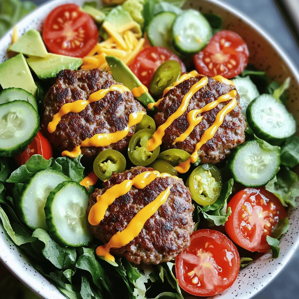 Burger Bowls Flavorful and Wholesome Meal Idea
