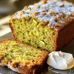 - Zucchini: Fresh zucchini is key. It adds moisture and flavor. Use medium-sized zucchinis for the best results. Grate them finely to mix well into the batter. - Flour: All-purpose flour works best. It gives the bread a nice rise and texture. You can use whole wheat flour for a healthier twist, but it may change the color and flavor. - Sugars: A blend of granulated and brown sugar gives depth. Granulated sugar sweetens the bread, while brown sugar adds a slight caramel flavor. This mix creates a balanced taste. - Nuts: Walnuts add a crunchy texture. They also provide healthy fats and protein. Chop them coarsely to mix well without overpowering the bread. - Chocolate Chips: Adding chocolate chips boosts sweetness and texture. They melt and create pockets of chocolate goodness. Use semi-sweet or dark chocolate for a richer taste. - Loaf Pan: A standard 9x5-inch loaf pan works well. If you don’t have one, use a muffin tin for smaller portions. Just adjust the baking time. - Mixing Bowls: Use one large bowl for dry ingredients and another for wet. This helps keep things organized. - Measuring Tools: Accurate measuring cups and spoons are essential. They ensure consistent results every time you bake. 1. Prepping the zucchini: Start by grating your zucchini. This step is key. Zucchini holds a lot of water. If you skip this, your bread may be too wet. After grating, sprinkle a pinch of salt on the zucchini. Let it sit for about 10 minutes. This will help draw out excess moisture. After that, squeeze the zucchini well to remove as much liquid as you can. 2. Mixing the dry ingredients: Grab a large bowl. In it, combine the flour, baking soda, baking powder, cinnamon, nutmeg, and salt. Use a whisk to mix them well. This step is important for even distribution. You want to ensure your bread rises properly. 1. How to incorporate sugars and oil effectively: In another bowl, mix the granulated sugar, brown sugar, and vegetable oil. Whisk them together until they are smooth. This helps the sugars dissolve better, leading to a sweeter bread. 2. Adding eggs: Crack in the eggs one at a time. Make sure to mix well after each addition. This will help incorporate air into the batter, making your bread light and fluffy. Don’t forget to add the vanilla extract and lemon zest for extra flavor! 1. Pouring the batter: Once your wet and dry ingredients are mixed, it’s time to combine them. Gradually add the dry mix to the wet ingredients. Stir gently until just combined. Then, fold in the grated zucchini. If you want, add walnuts or chocolate chips for a fun twist. 2. Testing for doneness: Pour the batter into a greased loaf pan and smooth the top. Bake it in a preheated oven at 350°F (175°C) for about 50 to 60 minutes. To check if it’s done, insert a toothpick into the center. If it comes out clean, your bread is ready. Enjoy the heavenly aroma filling your kitchen! For the complete recipe details, check the Full Recipe. To make great zucchini bread, moisture control is key. When you grate the zucchini, always sprinkle it with salt and let it sit for about 10 minutes. This step draws out excess water. After that, squeeze the zucchini well to remove even more moisture. This helps your bread not to be soggy. Achieving the ideal crumb comes from mixing carefully. You want a soft, moist texture, but overmixing can ruin it. Mix just until the dry ingredients blend with the wet ones. A few lumps are okay! This will give your bread a light and fluffy feel. Spices can make your zucchini bread shine. Ground cinnamon and nutmeg are classic choices. You can also try ginger or allspice for a different twist. Just remember, start with a little and taste as you go. You can always add more if you like! Citrus zest, like lemon or orange, brightens the flavor. It adds a fresh touch that pairs well with the sweet zucchini. Just a teaspoon can make a big difference in taste. One common mistake is overmixing the batter. Mixing too much can make the bread dense and tough. Remember, mix gently and stop as soon as you don't see dry flour. Not preheating the oven can also lead to problems. If your oven isn’t hot enough, your bread may not rise well. Always set your oven to 350°F and give it time to heat before baking. This ensures even cooking and a great rise. For the full recipe, check out the complete guide on Sensational Zucchini Bread! {{image_2}} You can make your zucchini bread even more exciting with fun add-ins. Here are some great ideas: - Fruits: Adding fruits can boost flavor and texture. Try mixing in chopped apples or cranberries. They bring a sweet and tart punch to your bread. - Seeds: For a nutty twist, consider using seeds. Chia or flaxseeds work well. They add crunch and healthy benefits while boosting fiber content. If you have dietary needs, you can still enjoy this tasty bread. Here are some easy swaps: - Gluten-Free Options: You can use gluten-free flour blends instead of all-purpose flour. Look for a blend that contains xanthan gum for the best texture. - Vegan adaptations: To make this bread vegan, replace the eggs with applesauce or flaxseed meal mixed with water. Use a plant-based milk instead of dairy for extra moisture. You can give your zucchini bread a global flair with these fun ideas: - Mediterranean Style: For a savory option, add feta cheese or olives. These ingredients create a rich flavor and unique taste. - Spiced Versions: Want something bold? Add spices inspired by Indian or Moroccan cuisines. Try cardamom or cumin for a warm, aromatic twist. To keep leftover zucchini bread fresh, use an airtight container. Wrap the bread tightly in plastic wrap before placing it in the container. This helps prevent air from making it dry. If you made a large batch, slice the bread first. It makes it easier to grab a piece later. For short-term storage, keep the bread at room temperature. Make sure it is in a cool, dry place. Avoid direct sunlight, as it can spoil the bread quickly. If you want to keep it longer, consider freezing it. Freezing zucchini bread is simple. First, let it cool completely. Then, slice the bread into pieces. Wrap each slice tightly in plastic wrap. After that, place the slices in a freezer bag. Squeeze out the air before sealing the bag. This protects the bread from freezer burn. To thaw, take a slice out and leave it at room temperature. It should be ready to eat in about 30 minutes. You can also use a microwave. Heat it for about 10 to 15 seconds for a warm treat. At room temperature, zucchini bread lasts about 3 to 5 days. Keep an eye on it. If you see any mold or it smells off, it's time to toss it. Signs your bread has gone bad include a dry texture or an unusual smell. If it feels sticky or slimy, that’s a definite red flag. Always trust your senses when checking for freshness. Enjoy this delightful treat by following the Full Recipe! If you need to replace eggs, there are great options. You can use unsweetened applesauce. About 1/4 cup of applesauce equals one egg. Another choice is mashed banana. Use 1/4 cup mashed banana for each egg. You can also try flaxseed meal. Mix 1 tablespoon of flaxseed meal with 2.5 tablespoons of water. Let it sit for 5 minutes to thicken. These alternatives work well to bind the ingredients together. Yes, you can! Using a muffin tin gives you tasty zucchini muffins. Set your oven to the same 350°F (175°C). Fill each muffin cup about 2/3 full with the batter. Bake for 18-22 minutes. Check for doneness with a toothpick. If it comes out clean, your muffins are ready. This method makes for quick snacks or breakfast bites. You can tell the bread is done by checking its color and texture. It should be golden brown on top. Insert a toothpick in the center. If it comes out clean or with a few crumbs, it's done. If the toothpick has wet batter, bake for a few more minutes. You can also gently press the top. It should spring back, not leave an indent. Zucchini bread is best served warm and sliced. You can spread cream cheese or butter on top. This adds a rich flavor. For a fun twist, sprinkle powdered sugar on top. You might also try pairing it with a cup of tea or coffee. The flavors work well together. You can even enjoy it as a dessert with fresh fruit on the side. Yes, frozen zucchini works great! First, thaw the zucchini completely. Then, drain any extra moisture. You want to remove as much water as possible. This keeps your bread from being too wet. Once drained, use it just like fresh zucchini in the recipe. It will still taste delicious! In this article, we explored the essential ingredients and steps for making delicious zucchini bread. Fresh zucchini is key, and we discussed flour choices and sugar blends that enhance flavor. We also covered optional add-ins to spark creativity. Final thoughts? Baking should be fun, so experiment with flavors and enjoy every bite! Trust these tips to guide you toward that perfect loaf.
