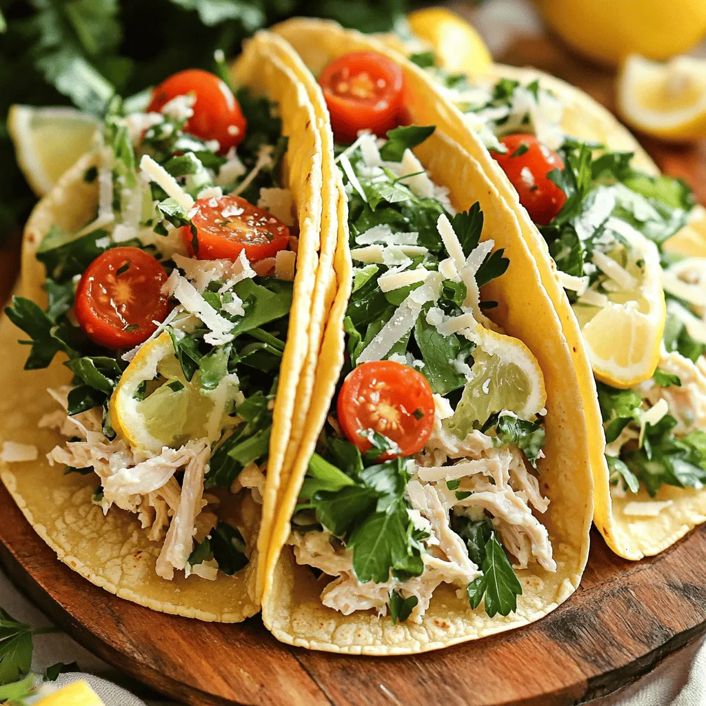 Smash Chicken Caesar Tacos Flavorful and Fun Meal