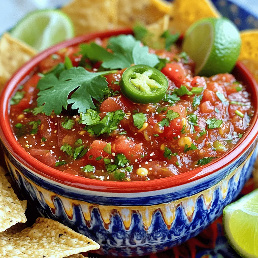 Blender Salsa Fresh and Flavorful Recipe Guide
