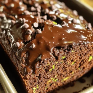 To make Vegan Chocolate Zucchini Bread, you need these key ingredients: - 1 ½ cups grated zucchini (about 1 medium zucchini) - 1 cup all-purpose flour - ½ cup cocoa powder - 1 teaspoon baking soda - ½ teaspoon baking powder - ½ teaspoon salt - 1 cup brown sugar - ¼ cup unsweetened applesauce - ½ cup almond milk (or any plant-based milk) - 1 teaspoon vanilla extract - ½ cup vegan chocolate chips Grated zucchini adds moisture to the bread. It keeps the bread rich and tender. The cocoa powder gives you that lovely chocolate flavor. The combination of baking soda and baking powder helps the bread rise perfectly. Brown sugar adds sweetness and a touch of flavor, while applesauce acts as a binder and reduces fat. Almond milk keeps it dairy-free and light. You can customize your Vegan Chocolate Zucchini Bread with these fun add-ins: - Types of chocolate chips: Use dark, semi-sweet, or even white chocolate chips for variety. - Nuts and seeds: Add walnuts or pecans for crunch. Sunflower seeds can also add a nice texture. - Flavor enhancements: Try adding cinnamon or espresso powder to boost the chocolate flavor. These add-ins can make your bread even more exciting. You can mix and match based on what you love. For the full recipe, check out the link provided. Start by deciding if you want to grease your pan or use parchment paper. Greasing the pan lets the bread slide out easily. Parchment paper gives extra help, preventing sticking and making cleanup easier. I often choose parchment paper for a quick release. Next, preheat your oven to 350°F (175°C). This temperature ensures even baking. Preheating helps the bread rise properly. While the oven heats, prepare your loaf pan so it can be ready when your batter is mixed. Sifting the dry ingredients is key. It breaks up clumps in the flour and cocoa powder. This step ensures your dry mix is light and airy. It helps the bread rise well. When measuring your flour and cocoa powder, use a spoon to scoop. Then, level it off with a knife. This method gives you the right amount. Too much flour can make the bread dense and dry. In a separate bowl, mix the wet ingredients. You want a smooth mixture of zucchini, brown sugar, applesauce, almond milk, and vanilla extract. Stir these ingredients well. This step makes sure the flavors combine nicely. Grate your zucchini finely. It helps blend into the batter. You won’t notice it much in the final bread, but it adds moisture and nutrients. Pour the batter into your prepared loaf pan. Smooth the top with a spatula. Bake for 50-60 minutes. The bread is done when a toothpick inserted in the center comes out clean. After baking, let the bread cool in the pan for about 10 minutes. This step helps it firm up. Then, transfer it to a wire rack to cool completely. This cooling process keeps the texture perfect. For the full recipe, refer to the earlier section. Mixing too much can ruin your bread. It makes it dense and tough. When you combine wet and dry ingredients, stir gently. Only mix until the flour disappears. A few lumps are okay. This keeps your bread light and fluffy. Grate your zucchini finely. This helps it blend well into the batter. If the pieces are too big, they can make the bread soggy. Use the small holes on your grater. Squeeze out some extra moisture with a clean cloth. This step adds to the bread's great texture. You can change the sugar in this recipe. If you want less sweetness, reduce the brown sugar. Start with half a cup. Taste the batter to check. You can always add more if needed. If you prefer using natural sweeteners, try honey or agave. Use the same amount as the brown sugar. Keep in mind that honey is not vegan. Agave is a great choice if you want to keep it plant-based. A large mixing bowl is key for this recipe. Look for one that is heavy and sturdy. This helps when you mix the thick batter. Glass or stainless steel bowls work best. They do not stain and are easy to clean. Choose a 9x5-inch loaf pan for best results. Metal pans cook evenly and give a nice crust. If you prefer, use a glass one. Just remember to adjust the baking time slightly. Always grease the pan or line it with parchment paper. This makes it easy to remove your bread after baking. For a full guide on making this delicious treat, check out the Full Recipe. {{image_2}} If you want a gluten-free version of vegan chocolate zucchini bread, you can easily swap out the flour. Use almond flour or a gluten-free all-purpose blend. These work well and keep the bread moist. For texture, add a bit of xanthan gum. This will help bind the ingredients together. You can use about 1 teaspoon per cup of flour. It makes a big difference! Want to boost the flavor? You can add spices like cinnamon or nutmeg. These warm spices pair well with chocolate. A teaspoon of each can make your bread sing! You can also mix in fruits, like mashed bananas. They add sweetness and moisture. Try using half a cup of mashed bananas for a fun twist. If you need a nut-free recipe, just swap almond milk for oat or soy milk. These work great and keep the bread creamy. For a low-sugar version, reduce the brown sugar. You can cut it down to half a cup. If you still want sweetness, use mashed dates or a sugar substitute. Just keep in mind that this might change the texture a bit. For the full recipe, check out the complete instructions above! To keep your vegan chocolate zucchini bread fresh, wrap it tightly in plastic wrap. This helps retain moisture and flavor. You can also place it in an airtight container to protect it from air. Recommended container types include: - Plastic food storage containers - Glass jars with tight lids - Resealable plastic bags I usually store my bread at room temperature for up to three days. This keeps it soft and ready to enjoy. For longer storage, freezing is a great option. Allow the bread to cool completely before freezing. Then, slice it into individual pieces. Wrap each slice in plastic wrap, then place them in a freezer-safe bag. This method helps prevent freezer burn. Thawing is simple. Just remove a slice from the freezer and let it sit at room temperature for about 30 minutes. You can also microwave a slice for 15-20 seconds for a quick treat. For the full recipe, check out the complete instructions to bake your own delightful bread! Yes, you can use frozen zucchini in this recipe. Just make sure to thaw it first. To thaw, place the zucchini in the fridge overnight. If you're in a hurry, you can use the microwave. Heat it on a low setting for a few minutes. After thawing, drain any excess water. This step is key. Too much water can make your bread soggy. You can check if the bread is done with the toothpick test. Insert a toothpick into the center of the bread. If it comes out clean, the bread is ready. If you see wet batter on the toothpick, bake it a few more minutes. Keep an eye on it to avoid overbaking. A perfectly baked loaf will have a rich, moist texture. Yes, you can substitute ingredients. If you don't have applesauce, try using mashed bananas or pumpkin puree. Both will add moisture and sweetness. For almond milk, any plant-based milk works well. Soy milk or oat milk can be great alternatives. Just remember, substitutions may change the flavor slightly, but they can still work nicely. You learned to make a delicious zucchini bread using simple ingredients and easy steps. From selecting your essentials to uncovering variations and storage tips, you have the tools to succeed. Remember to mix well, watch your baking time, and have fun with flavors. Whether you choose sweet or savory, the choice is yours. Now, get in the kitchen and enjoy this tasty treat!