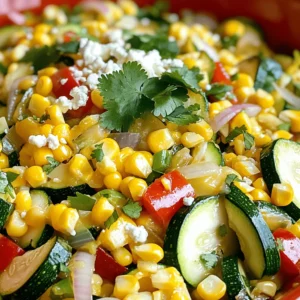 Calabacitas shines with its fresh, vibrant flavors. This dish mainly features zucchini and corn. - Zucchini: Use medium zucchinis, about three. Dice them into bite-sized pieces. They add a light, tender texture. - Corn: One cup of fresh corn kernels works best. You can also use frozen corn if fresh isn’t available. Corn brings sweetness and crunch. You can enhance calabacitas with more veggies. - Red Bell Pepper: One diced red bell pepper adds color and a slight sweetness. - Onion: A small onion, chopped, gives depth to the dish. - Garlic: Use two cloves of minced garlic for a fragrant boost. Spices bring the flavors alive. - Ground Cumin: One teaspoon adds warmth and earthiness. - Smoked Paprika: One teaspoon offers a smoky flavor that complements the veggies. - Chili Powder: Use 1/2 teaspoon for a little heat, if you like. - Olive Oil: Two tablespoons help to sauté the vegetables perfectly. - Salt and Pepper: Adjust these to taste for the best flavor. - Fresh Cilantro: A 1/4 cup of chopped cilantro adds freshness at the end. - Queso Fresco: Crumbled queso fresco is optional but adds a creamy finish. These ingredients come together to create a colorful and delicious meal. For the cooking instructions, check the Full Recipe. Prepping the Vegetables Start by washing your zucchinis and corn. Dice three medium zucchinis into small pieces. If using fresh corn, cut the kernels off the cob. You can also use frozen corn if that's what you have. Next, chop one small onion and dice one red bell pepper. Mince two cloves of garlic, and your veggies are ready to go. Cooking Order Heat two tablespoons of olive oil in a large skillet over medium heat. First, add the chopped onion. Sauté for about two to three minutes until it becomes soft. Then, stir in the minced garlic and cook for one more minute. After that, add the diced zucchini and red bell pepper. Cook these for five to seven minutes until they start to soften. Adding Seasonings Mix in one cup of corn kernels, one teaspoon of ground cumin, one teaspoon of smoked paprika, and half a teaspoon of chili powder if you want some heat. Stir everything well to combine. Season with salt and pepper to your taste. Cook for another five minutes so all the flavors blend together. You want the zucchini tender but not mushy. Garnishing Tips Once you've removed the skillet from the heat, stir in a quarter cup of chopped fresh cilantro. This adds a nice freshness to the dish. If you like cheese, sprinkle half a cup of crumbled queso fresco on top just before serving. It looks great and adds a creamy texture. Adjusting Flavor Profiles Taste your calabacitas before serving. If it needs more flavor, add a bit more salt or cumin. You can also squeeze a little lime juice for brightness. This dish is all about balancing flavors, so feel free to adjust to your liking. Enjoy your zesty calabacitas! For the full recipe, check the recipe section. - Achieving the Right Texture To get the best texture, cook the zucchini until soft but not mushy. Start with onions and garlic for flavor. Then add zucchini and bell pepper. Cook these for about 5 to 7 minutes. Stir often to prevent sticking. The goal is to have soft veggies with a slight bite. - Flavor Enhancements Use spices to boost the taste. Ground cumin and smoked paprika add warmth. If you like heat, add a bit of chili powder. Fresh cilantro at the end brightens the dish. For a creamy touch, sprinkle crumbled queso fresco on top. - Pairing Ideas Calabacitas pairs well with grilled meats. Try it with chicken, steak, or fish. It also complements rice or quinoa nicely. For a vegetarian meal, serve it with black beans. This dish works as a side or a main dish. - Best Accompaniments Serve calabacitas in a colorful bowl. Garnish with extra cilantro leaves and queso fresco. Pair it with crusty bread or warm tortillas. These add texture and flavor. For a drink, try iced tea or a light beer. For a complete guide, check out the Full Recipe. {{image_2}} Calabacitas is great because you can easily change it up! If you want to swap veggies, try these options: - Yellow squash adds a sweet touch. - Bell peppers bring crunch and color. - Spinach or kale adds green goodness. - Mushrooms can give a nice earthy flavor. Feel free to mix and match your favorites. Each choice brings a new taste! Cheese can change the whole dish. Here are some ideas: - Feta adds a tangy kick. - Cheddar gives a sharp flavor. - Monterey Jack melts beautifully. - Vegan cheese can work for a dairy-free option. Choosing the right cheese can make calabacitas even better! Calabacitas can fit many diets easily. To make it vegan, simply skip the cheese or use vegan cheese. This keeps the dish plant-based and tasty. For gluten-free, just check that your spices are gluten-free. If you want to cut calories, use less oil or swap some cheese for more veggies. You can also reduce the portion size and serve with a salad. This keeps the meal light but still flavorful. Try these swaps and adaptations to make calabacitas your own! For the full experience, check out the Full Recipe. To keep your calabacitas fresh, store leftovers in the fridge. Use an airtight container. It will last for about 3 to 4 days. Make sure it cools down before you seal it. This way, it won't trap steam, which makes it soggy. If you want to save it for longer, freezing is a great option. Place the calabacitas in a freezer-safe bag. Remove as much air as possible to prevent freezer burn. It can stay good for up to 3 months. When it's time to reheat, use a skillet for the best results. Heat it on low to medium heat. Add a splash of water or broth for moisture. Stir often to heat evenly. You can also use the microwave if you're short on time. Place it in a microwave-safe dish. Add a damp paper towel on top to keep it moist. Heat in short bursts, stirring in between. Maintain the flavor and texture by avoiding high heat. This can make the zucchini mushy. By following these tips, your calabacitas will taste just as fresh as when you first made it. For the full recipe, check out my earlier sections. What is Calabacitas? Calabacitas is a tasty dish made from zucchini and corn. It comes from Mexican cuisine. The dish often includes other veggies like bell peppers and onions. You cook it in a skillet with simple spices. It is colorful and full of flavor. I love serving it as a side or a light main dish. Can I use canned corn instead of fresh? Yes, you can use canned corn. Just drain and rinse it before adding. Fresh corn gives a crisp taste, but canned corn works well too. It's a great time-saver when you want to cook quickly. Caloric Content per Serving Each serving of calabacitas has about 150 calories. This can vary based on added ingredients. It’s a light dish that fills you up without heavy calories. Health Benefits of Zucchini and Corn Zucchini is low in calories and rich in water. It has vitamins A and C, which help your skin. Corn is a good source of fiber and energy. It also has antioxidants that support your health. Together, they make a nutritious dish that tastes great. This dish is not just good for you but also fun to eat! For the full recipe, check out the Zesty Calabacitas Delight 🥒. Calabacitas blends fresh zucchini, corn, and spices for a tasty dish. We explored how to prep ingredients and cook them to get the best flavor. Tips on garnishing and serving ideas can enhance your meal. You can swap ingredients for your dietary needs, making it versatile. Store leftovers with care and reheat properly to enjoy them again. I hope you feel ready to make your own delicious calabacitas today. Enjoy this simple, healthy dish!
