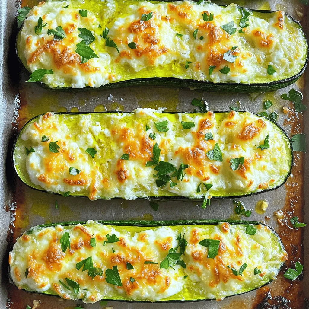 Cheesy Garlicky Zucchini Steaks Simple and Savory Dish