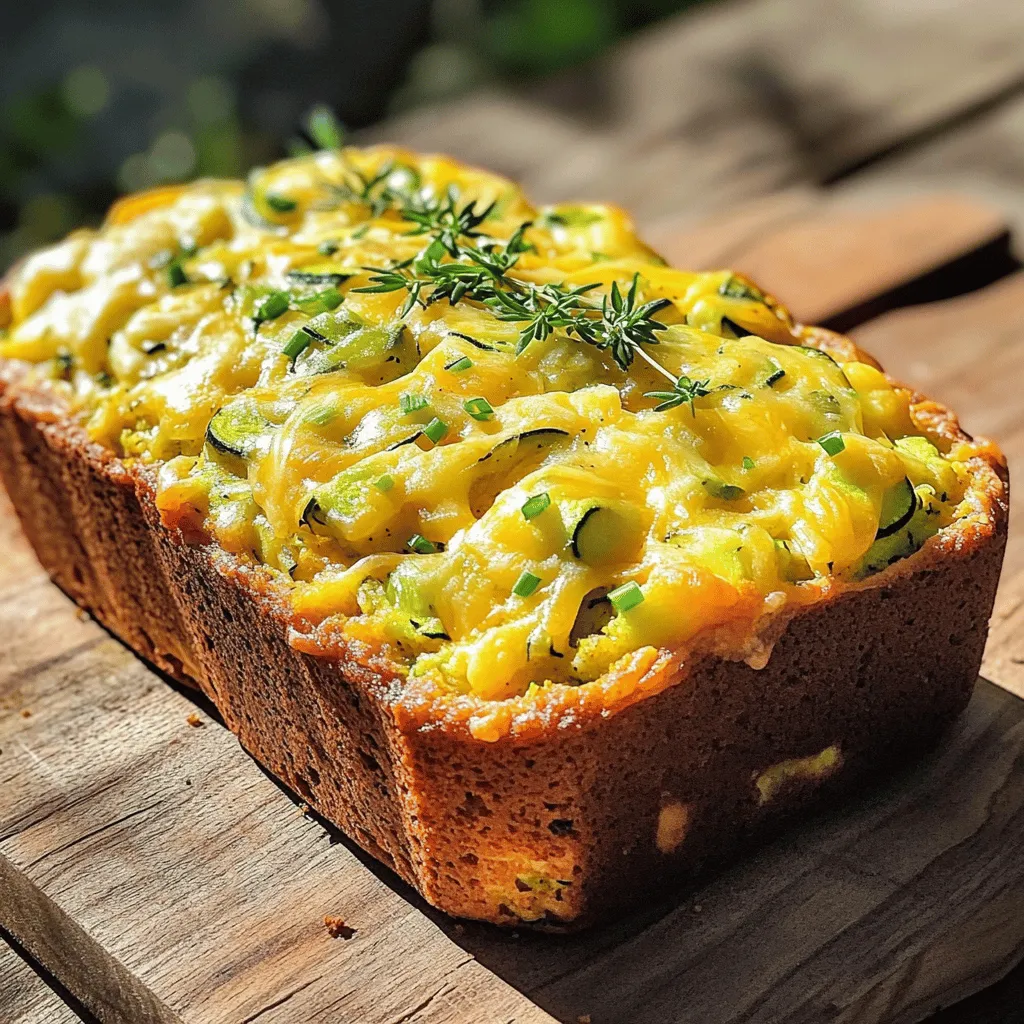 Savory Cheddar Zucchini Bread Irresistibly Delicious Recipe