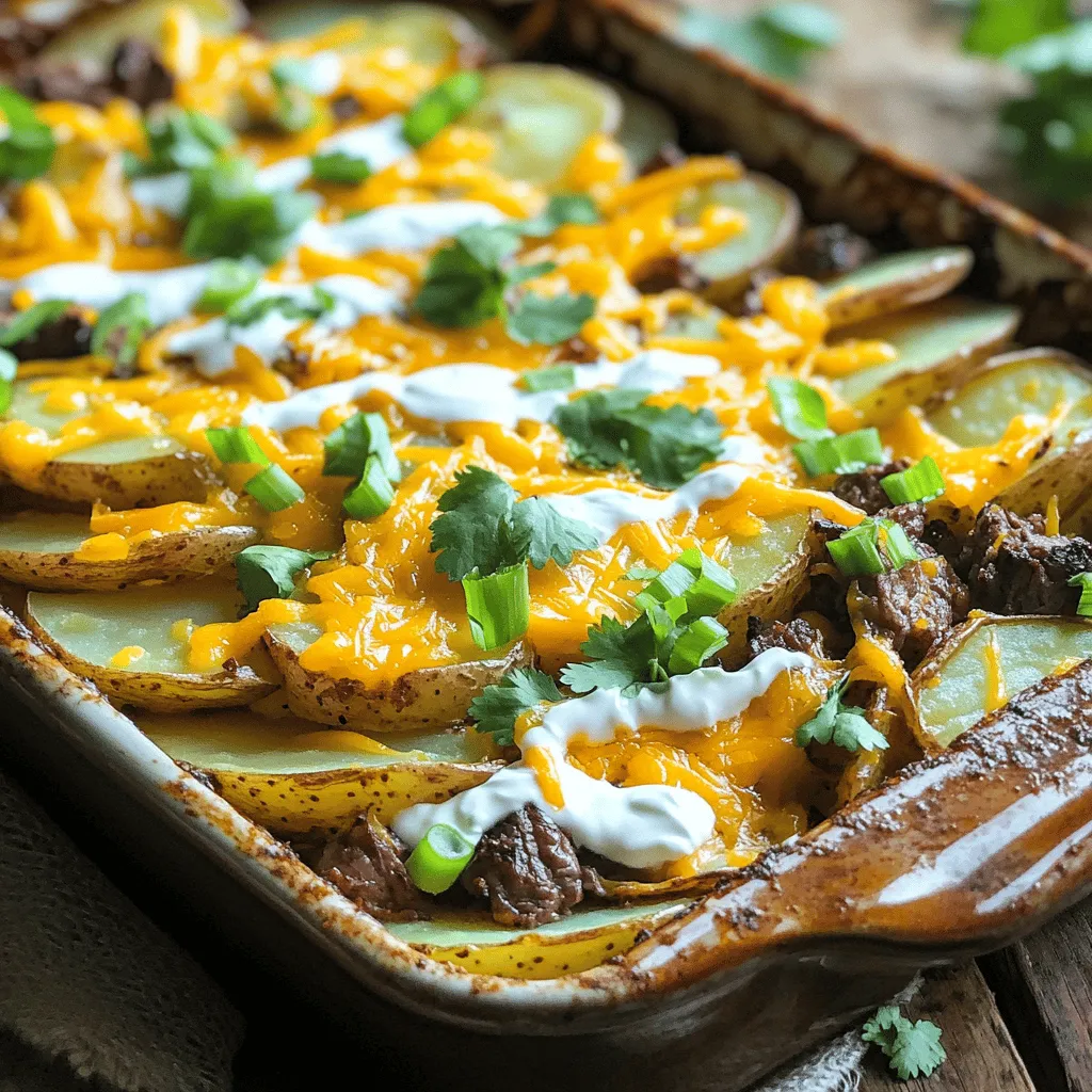 Loaded Steak and Potato Bake Flavorful Comfort Dish