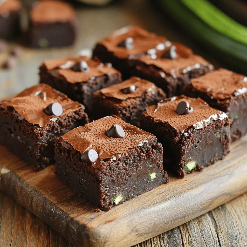 Flourless Zucchini Brownies Delightful Recipe to Try