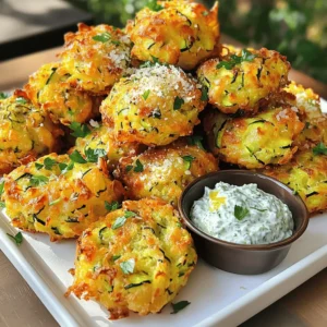 To make easy zucchini puffs, gather these ingredients: - 2 medium zucchinis, grated - 1 cup all-purpose flour - ½ cup grated Parmesan cheese - 2 large eggs - 1 teaspoon garlic powder - 1 teaspoon onion powder - ½ teaspoon baking powder - Salt and pepper to taste - ¼ cup chopped fresh herbs (such as parsley or basil) - Olive oil for frying Each ingredient plays a key role. The zucchini brings moisture and flavor. The eggs and flour bind everything together. The cheese adds a nice creaminess, while the herbs give a fresh touch. When picking zucchini, look for firm and shiny ones. Choose zucchinis that are medium-sized. Avoid ones with soft spots or blemishes. Fresh zucchini should feel heavy for its size. You can store it in the fridge for up to a week. If you want to add more flavor, consider these options: - Red pepper flakes for heat - Feta cheese for a tangy taste - Chopped sun-dried tomatoes for sweetness - Lemon zest for brightness These ingredients can transform your zucchini puffs into a unique dish. Mix and match based on your taste! For the full recipe, check out the detailed instructions in the article. To make Easy Zucchini Puffs, start with fresh zucchinis. Grate two medium zucchinis using a box grater. This step helps them cook evenly. After grating, place the zucchini in a clean kitchen towel. Gather the corners of the towel and squeeze out excess moisture. Removing this water is key for crispy puffs. In a large mixing bowl, combine the dried zucchini, one cup of all-purpose flour, and half a cup of grated Parmesan cheese. Add two large eggs, one teaspoon of garlic powder, one teaspoon of onion powder, and half a teaspoon of baking powder. Season with salt and pepper to taste. Mix all these ingredients well until you create a thick batter. Next, fold in a quarter cup of chopped fresh herbs, like parsley or basil. These herbs add great flavor and freshness to your puffs. Now, heat a large skillet over medium heat. Add a thin layer of olive oil to the pan. Once the oil is hot, drop spoonfuls of the zucchini mixture into the skillet. Make sure to flatten them slightly with the back of a spoon. Cook the puffs for about three to four minutes on each side. Look for a golden brown and crispy finish. As you cook, repeat with the remaining mixture, adding more oil as needed. Finally, transfer the cooked puffs to a paper towel-lined plate to soak up any excess oil. For crispy Easy Zucchini Puffs, moisture control is crucial. Grating zucchinis is just the first step. Squeezing out the excess moisture helps the puffs crisp up nicely when frying. If they are too wet, the puffs will turn out soggy. Using the right heat is also important. Medium heat allows the puffs to cook through without burning. If the oil is too hot, the outside will brown too quickly. Be patient, and let them cook until golden. Finally, ensure even cooking by flattening the mixture in the skillet. This helps create a nice, uniform texture. Flip them carefully to maintain their shape. To prepare easily, gather all your ingredients before you start. This makes the cooking process smoother. Set a timer for about 15 minutes for prep. Grating zucchinis and mixing the batter shouldn't take long. While cooking the puffs, use the time to clean up. Wipe down counters and wash mixing bowls. This keeps your kitchen tidy and makes it easier to enjoy your meal. By managing your time well, you can have delicious Zucchini Puffs ready in just 30 minutes. For the full recipe, check back to ensure you have all the steps covered. To make crispy zucchini puffs, you need to remove excess water. After grating the zucchinis, place them in a clean kitchen towel. Squeeze tightly to get rid of moisture. This step is key. A drier mixture leads to a crispier puff. Also, use enough oil in your skillet. A thin layer helps fry them evenly. Don't overcrowd the pan; this can lower the oil temperature. Cook in batches for the best results. Grating zucchinis can be simple with a few tips. First, use a box grater for fast results. Choose medium-sized zucchinis for easy handling. Grate them right before cooking for freshness. If you notice too much moisture, squeeze it out as mentioned. This helps keep the puffs from getting soggy. Finally, use a large bowl to mix everything. It makes combining ingredients much easier. A few mistakes can ruin your zucchini puffs. First, don’t skip squeezing out the moisture. Skipping this makes puffs soggy. Second, avoid using too much flour. If you add more than the recipe states, the texture changes. It can make them dense. Third, don't cook them on high heat. This can burn the outside while leaving the inside raw. Stick to medium heat for even cooking. Follow the Full Recipe for the best outcome! {{image_2}} You can easily change up the Easy Zucchini Puffs to keep things fun. Try adding corn or diced bell peppers for a sweet crunch. You can also mix in cooked bacon bits for a savory twist. If you like a kick, add some diced jalapeños or a dash of hot sauce. These changes will bring new flavors and textures to your snack. Cheese choices can really change the taste. Instead of Parmesan, try feta or cheddar. Each cheese gives a unique flavor. You can also play with spices. Add smoked paprika for a deep, warm flavor. Or, sprinkle in some Italian herbs like oregano or thyme. These options let you customize the puffs to fit your taste. Making these puffs vegetarian is simple. Just skip the cheese or use a plant-based option. For a vegan version, replace the eggs with flaxseed meal or a banana. Both options bind the ingredients well. You can also add nutritional yeast for a cheesy flavor without dairy. These swaps make the puffs friendly for all diets. Check out the Full Recipe for the complete details! Store leftover zucchini puffs in an airtight container. Let them cool completely first. Keep the container in the fridge for up to three days. This keeps the puffs fresh but may soften them. To freeze zucchini puffs, let them cool completely. Place them in a single layer on a baking sheet. Freeze for about an hour until firm. Then, transfer the puffs to a freezer bag. Label the bag and store for up to three months. To reheat, preheat your oven to 375°F (190°C). Place the puffs on a baking sheet. Bake for about 10 minutes until they are hot and crispy again. You can also use an air fryer for a quicker option. This method keeps them crunchy, just like when you first made them. For more details, check the Full Recipe. To make Easy Zucchini Puffs gluten-free, swap the all-purpose flour for a gluten-free blend. Look for a blend that includes xanthan gum. This helps bind the mixture. You can also use almond flour or coconut flour. These options add unique flavors. Keep in mind that the texture may change slightly, but they will still be delicious. Zucchini Puffs pair well with many dips and sides. Here are some ideas: - Tzatziki sauce - Spicy yogurt dip - Tomato salsa - A fresh salad - Sliced avocados These will enhance the flavors of your puffs. You can serve them warm or at room temperature. Yes, you can bake Zucchini Puffs! Preheat your oven to 400°F (200°C). Line a baking sheet with parchment paper. Place spoonfuls of the zucchini mixture on the sheet. Flatten them slightly. Bake for about 20-25 minutes, flipping halfway through. They may not be as crispy as fried puffs, but they will still be tasty and healthy. For the best results, brush them lightly with olive oil before baking. For the full recipe, check out the details above. Enjoy making these Easy Zucchini Puffs! In this post, we explored how to make Easy Zucchini Puffs. We covered the best ingredients, how to prepare them, and tips for success. You learned key cooking methods, storage tips, and how to avoid common mistakes. Try adding your favorite spices or cheeses for a new twist. With these steps, you'll enjoy crisp, tasty puffs every time. Enjoy your cooking journey!