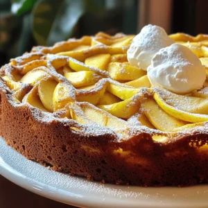 To make this tasty Swedish apple cake, you need the following ingredients: - 3 large apples, peeled, cored, and sliced - 1 cup all-purpose flour - 1 cup granulated sugar - 1/2 cup unsalted butter, melted - 2 large eggs - 1 teaspoon baking powder - 1 teaspoon vanilla extract - 1/2 teaspoon ground cinnamon - 1/4 teaspoon salt - Powdered sugar, for dusting (optional) - Whipped cream, for serving (optional) When picking apples, look for firm ones without bruises. Good choices include Granny Smith, Honeycrisp, or Fuji apples. These types add a nice tartness and sweetness to the cake. Fresh apples make your cake moist and flavorful. Always choose apples that smell sweet and have a shiny skin. If you have dietary needs, you can make some easy swaps. For a gluten-free version, use a gluten-free flour blend. Replace the eggs with flaxseed meal mixed with water for a vegan option. If you want less sugar, try using coconut sugar or a sugar substitute. These tweaks help everyone enjoy this delicious cake without worry. First, preheat your oven to 350°F (175°C). This step is key for even baking. While the oven heats, grease a 9-inch round cake pan. Then, line the bottom with parchment paper. This helps the cake come out easily after baking. Next, grab a large mixing bowl. In this bowl, add the melted butter and granulated sugar. Use a whisk to mix them together well. This should create a smooth blend. Now, crack in the eggs one at a time. Mix well after adding each egg. Finally, stir in the vanilla extract to add flavor. In another bowl, mix the dry ingredients. Combine the flour, baking powder, ground cinnamon, and salt. Whisk these together gently. Now, add the dry mix to the wet mixture. Stir until just combined. Be careful not to overmix, as this can make the cake tough. Next, fold in the sliced apples gently. Make sure they are evenly spread throughout the batter. Pour the batter into your prepared cake pan. Smooth the top with a spatula for an even surface. Place the pan in your preheated oven. Bake for 35-40 minutes. To check if it's done, insert a toothpick into the center. If it comes out clean, the cake is ready. Once baked, let it cool in the pan for 10 minutes. Then, transfer it to a wire rack to cool completely. Dust the top with powdered sugar before serving. Enjoy your homemade Swedish apple cake! To get a soft and moist cake, use the right apples. I suggest using tart apples like Granny Smith. They hold their shape well and add a nice balance to the sweetness. Make sure you slice your apples thinly. This helps them cook evenly in the cake. Also, avoid overmixing your batter. Mix just until combined for a light texture. One common mistake is using too many apples. Stick to the recipe's amount for the best results. If you add too many, the cake can become soggy. Another mistake is not measuring your ingredients correctly. Use a kitchen scale or measuring cups for accuracy. Lastly, remember to grease your pan well. This keeps the cake from sticking, making it easier to serve. If you want to boost the flavor, try adding lemon zest to the batter. This brightens the taste and adds freshness. You can also mix in some nuts like walnuts or pecans for crunch. A sprinkle of nutmeg can add warmth too. If you love spices, consider adding a pinch of ginger for a unique twist. For the full recipe, check out the details above. {{image_2}} You can easily make Swedish apple cake gluten-free. Just swap all-purpose flour with a gluten-free blend. Look for a mix that includes xanthan gum for the best results. This change keeps the cake moist and tasty, just like the original. Adding nuts or dried fruits can enhance the flavor of your cake. Chopped walnuts or pecans bring a lovely crunch. Dried cranberries or raisins add a sweet twist. Simply fold in half a cup of your choice when mixing in the apples. This step gives the cake a fun texture and flavor. You can switch up the flavors for each season. In fall, add nutmeg or ginger for a warm spice. In spring, mix in lemon zest for a fresh taste. You can even use pears instead of apples in summer. Each variation keeps the cake exciting and delicious throughout the year. For more ways to enjoy this delightful dish, check the Full Recipe for additional ideas! To store leftover Swedish apple cake, first let it cool. Once cool, wrap it tightly in plastic wrap. You can also place it in an airtight container. This keeps the cake fresh for up to three days at room temperature. If you want to keep it longer, consider freezing. Freezing the cake is easy. Slice it into pieces and wrap each slice in plastic wrap. Then, place the wrapped slices in a freezer-safe bag. Remove as much air as you can from the bag. This helps prevent freezer burn. The cake can stay good for up to three months in the freezer. To reheat your Swedish apple cake, you can use the oven or microwave. For the oven, preheat it to 350°F (175°C). Place the cake on a baking sheet and cover it with foil. Heat for about 10-15 minutes. If using the microwave, heat one slice for about 15-20 seconds. This will warm it up without drying it out. Enjoy your cake warm or at room temperature! The best apples for Swedish apple cake are tart ones. Granny Smith apples work great. They add a nice balance to the sweet cake. You can also use Honeycrisp or Braeburn apples. These apples hold their shape well when baked. This keeps the cake from getting mushy. Yes, you can use other flours. Almond flour or oat flour are good choices. They add a unique taste and texture to the cake. Just remember, using a different flour can change how the cake rises. You may need to adjust the liquid ingredients. Swedish apple cake lasts about three days at room temperature. If you keep it in the fridge, it can last up to a week. Make sure to cover it well to keep it fresh. For longer storage, you can freeze it. Wrap it tightly in plastic wrap and foil before freezing. Yes, Swedish apple cake is a traditional dish. It's enjoyed in many homes across Sweden. This cake often appears at family gatherings and special events. It combines simple ingredients with a rich flavor, making it a favorite. It showcases the beauty of Swedish baking. You can make this recipe ahead of time. Bake the cake a day before your event. Just let it cool completely and store it. If you want, add the powdered sugar just before serving. This keeps it looking fresh and tasty. You can find the full recipe above for easy reference. We covered the key ingredients for Swedish apple cake, focusing on the best apples and substitutions. You learned the step-by-step process to bake it to perfection and the tips for texture and flavor. We also explored variations like gluten-free options, added nuts, and how to store leftovers. Remember, baking is about joy and creativity. Try new variations and make this cake your own! Enjoy every bite of your delicious creation.